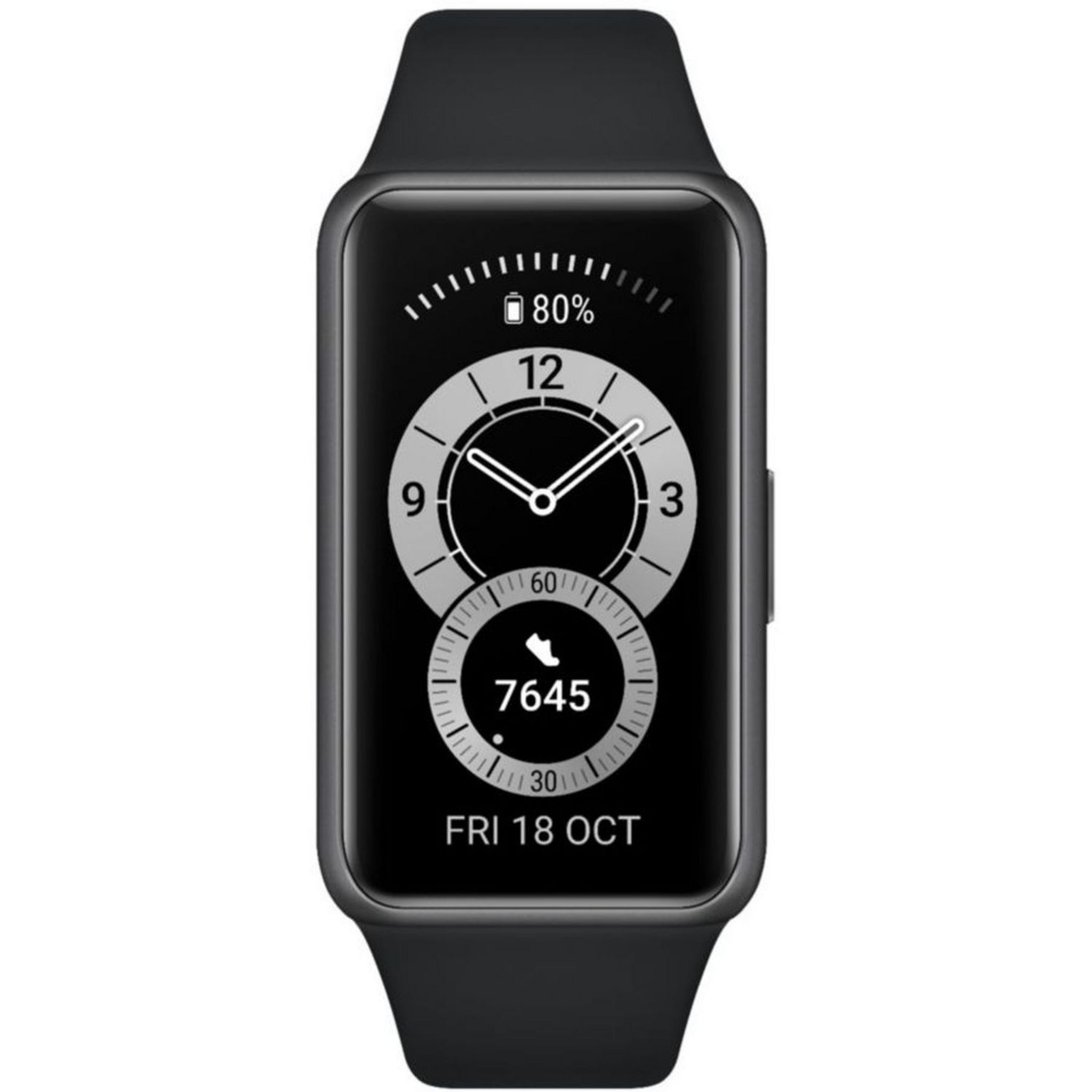 Voir la diapositive 2 : HUAWEI Montre connectée - Band 6 - Noir