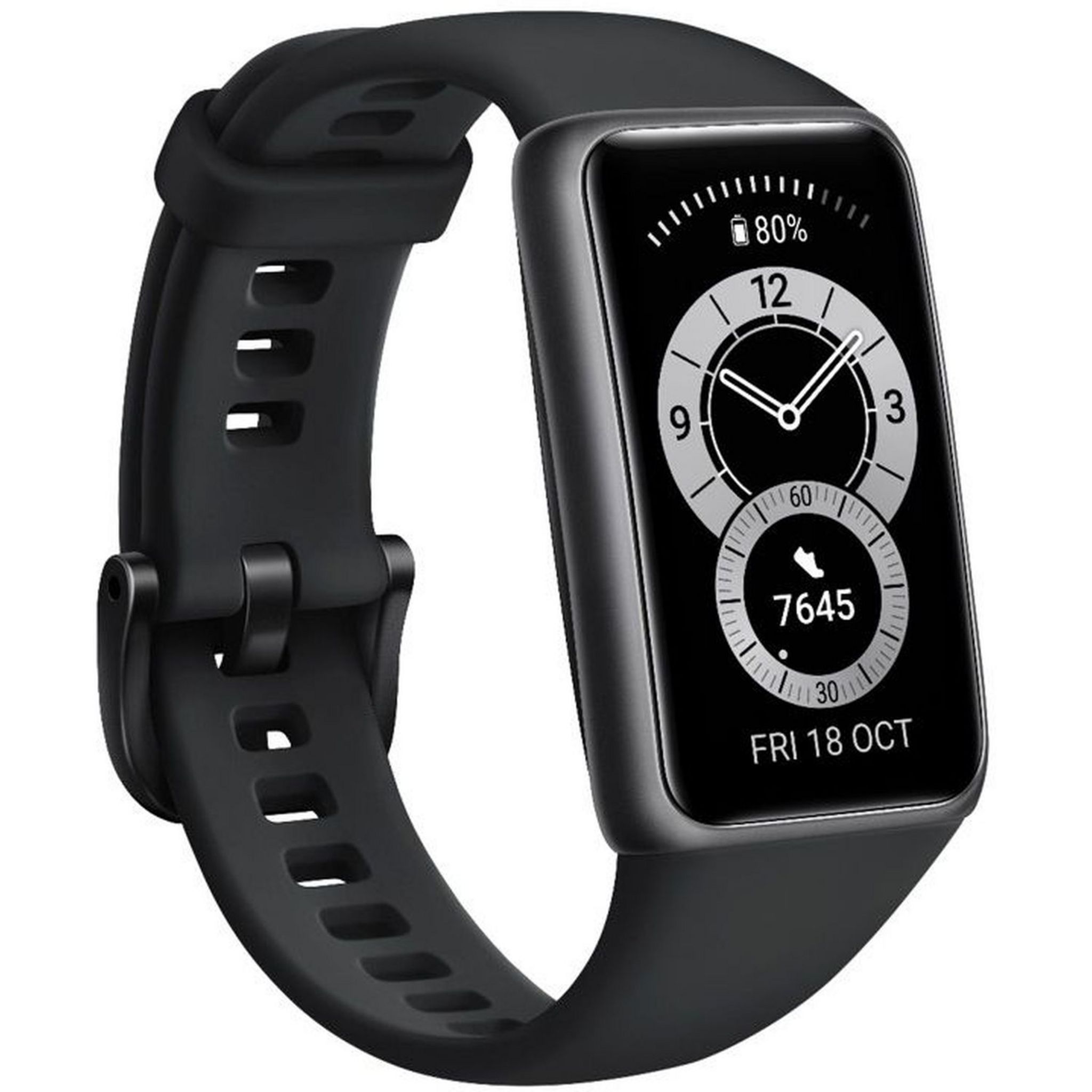 Voir la diapositive 3 : HUAWEI Montre connectée - Band 6 - Noir