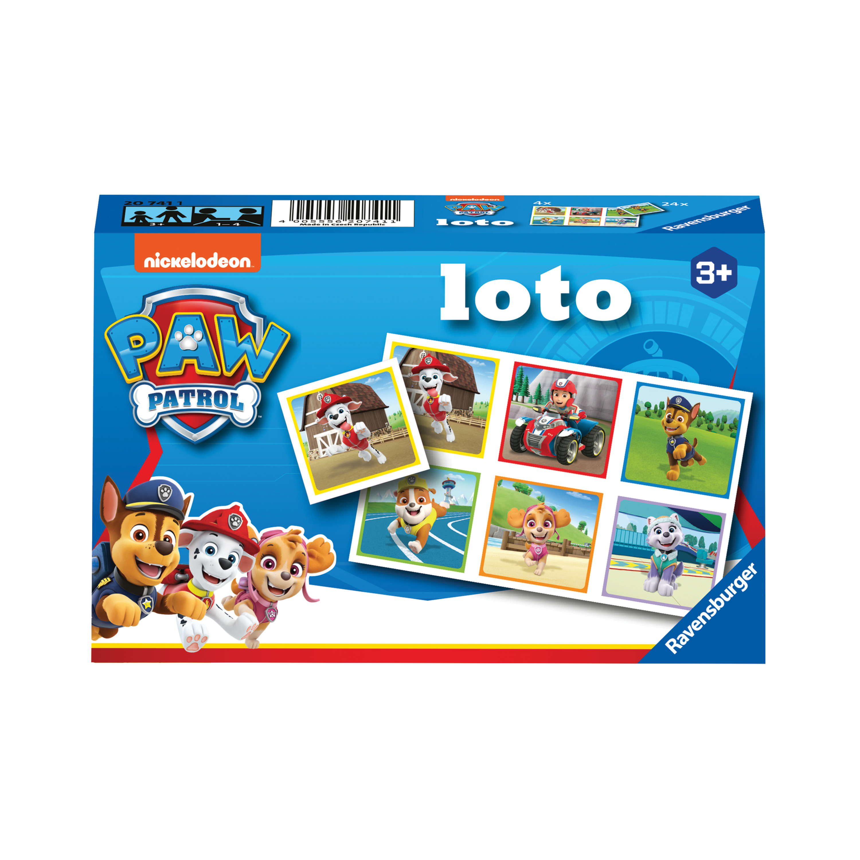 RAVENSBURGER Jeu de Société Loto Pat Patrouille