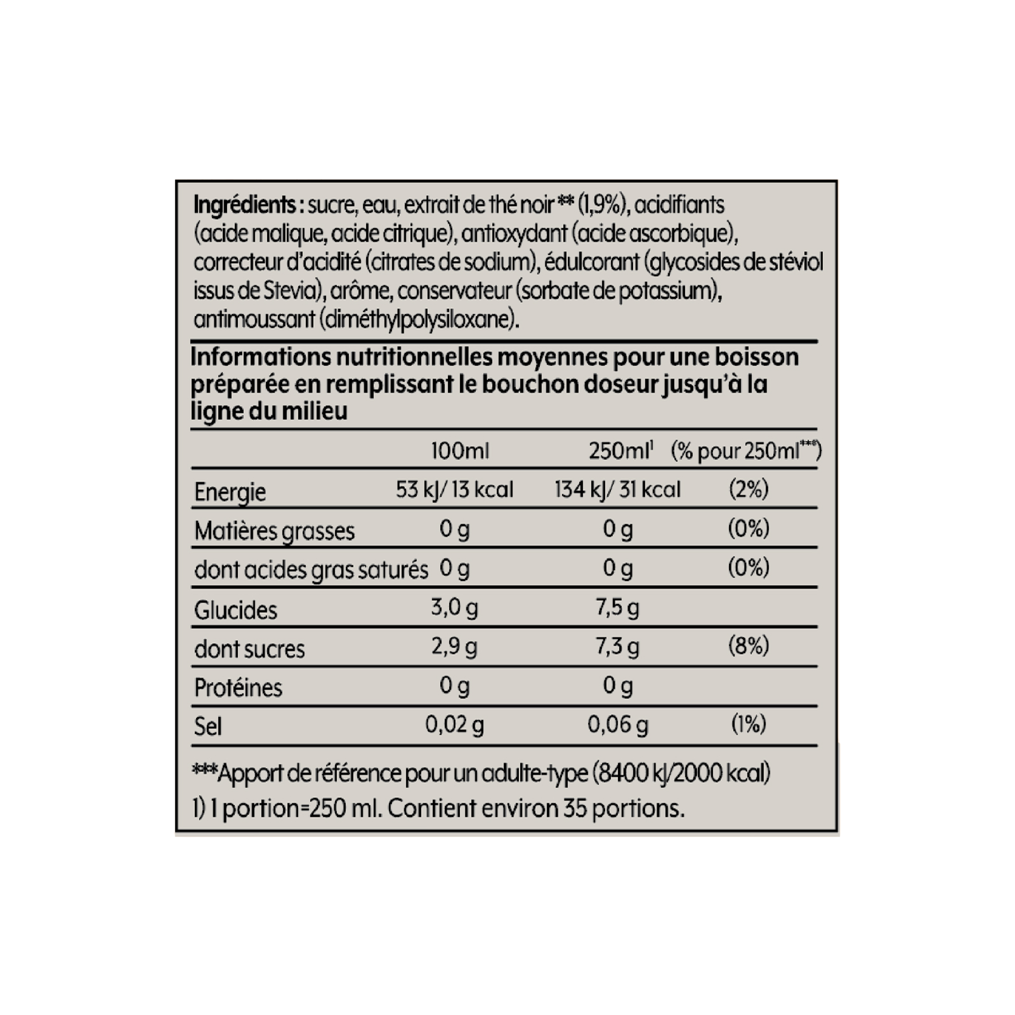 Voir la diapositive 8 : SODASTREAM Concentré Ice Tea Pêche 440ml
