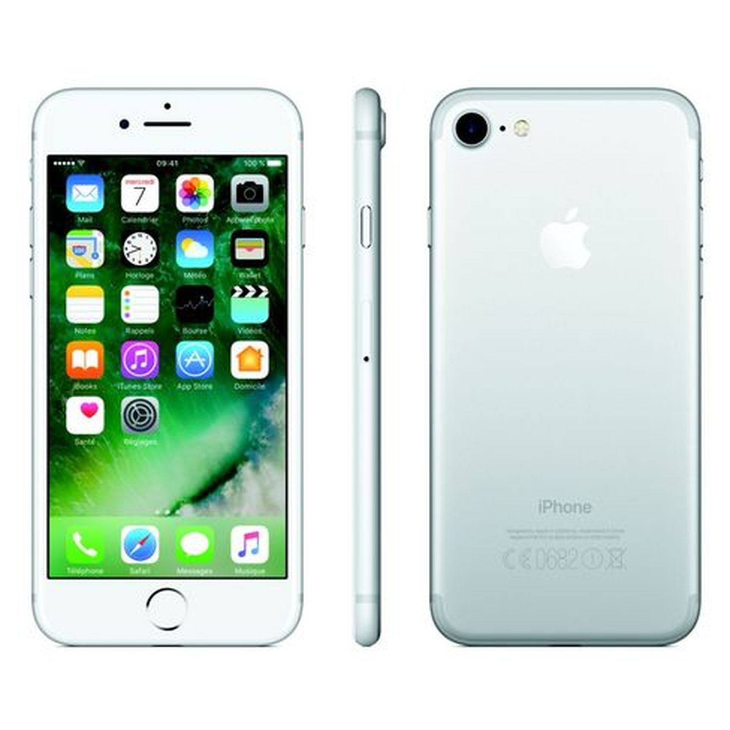 Voir la diapositive 2 : SLP iPhone 7 - Reconditionné - Grade B - 32 Go - Argent 