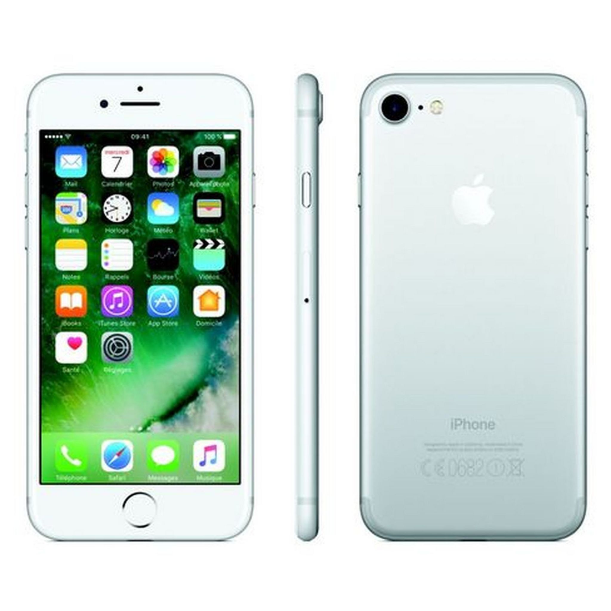 Voir la diapositive 2 : SLP iPhone 7 - Reconditionné - Grade B - 32 Go - Argent 