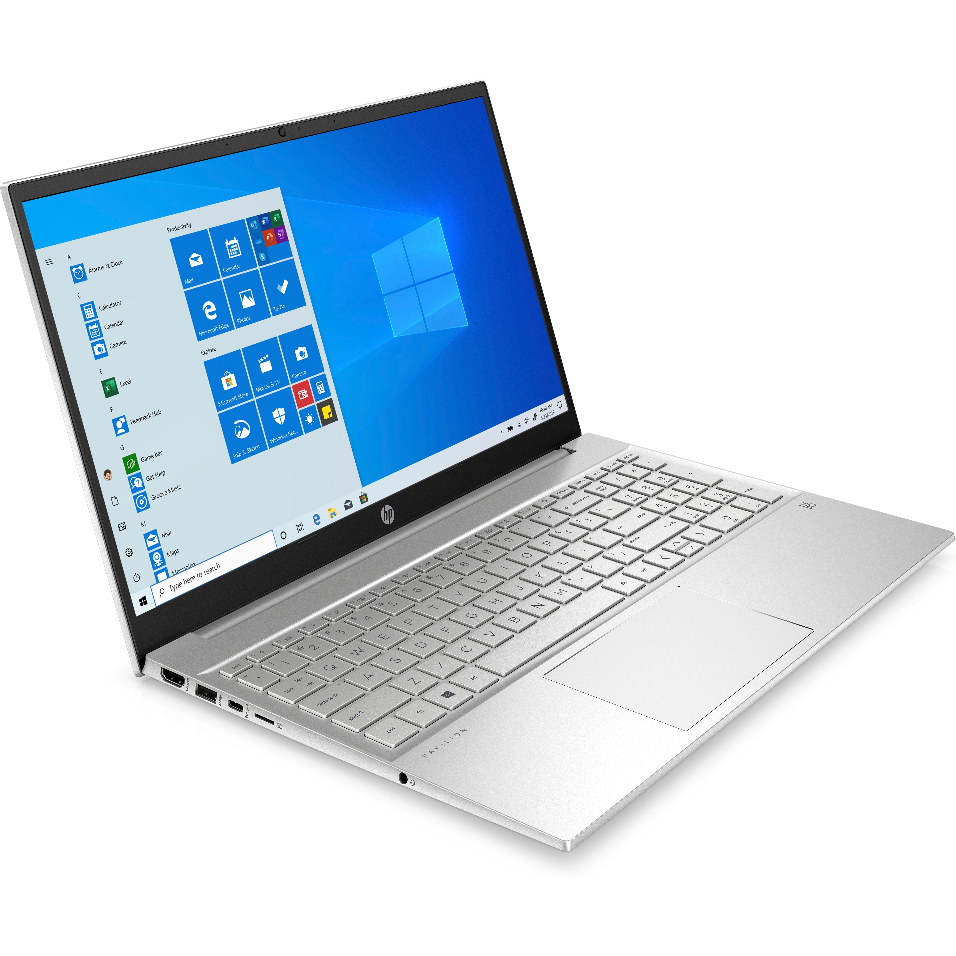 Voir la diapositive 4 : HP Ordinateur portable 15-EG0075NG