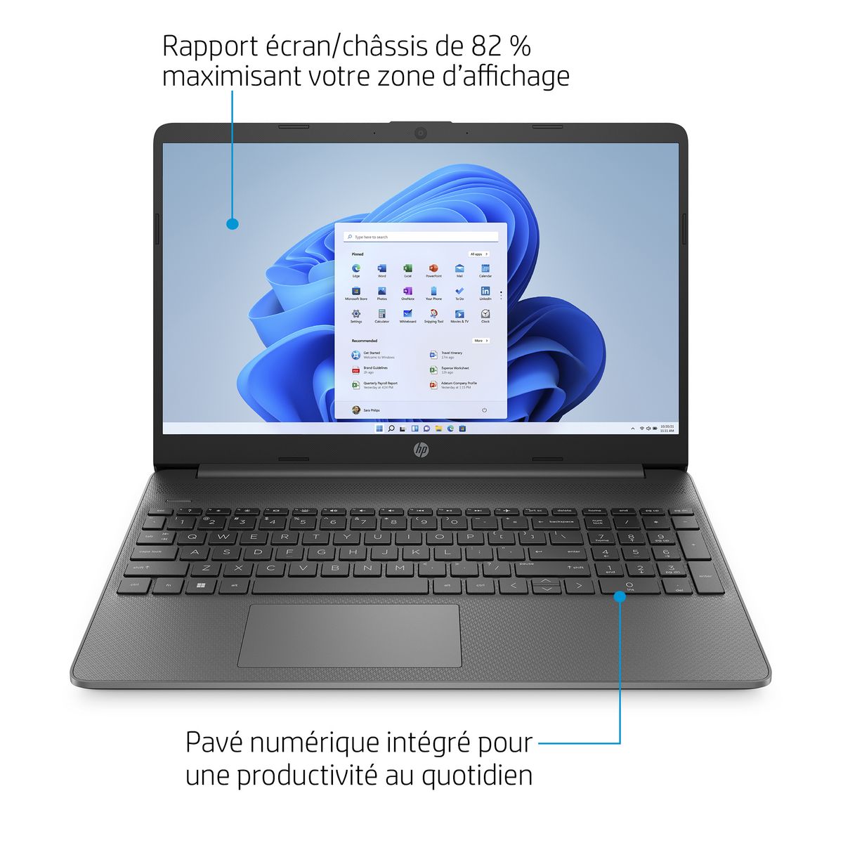 HP Ordinateur portable 15S-FQ0031NF