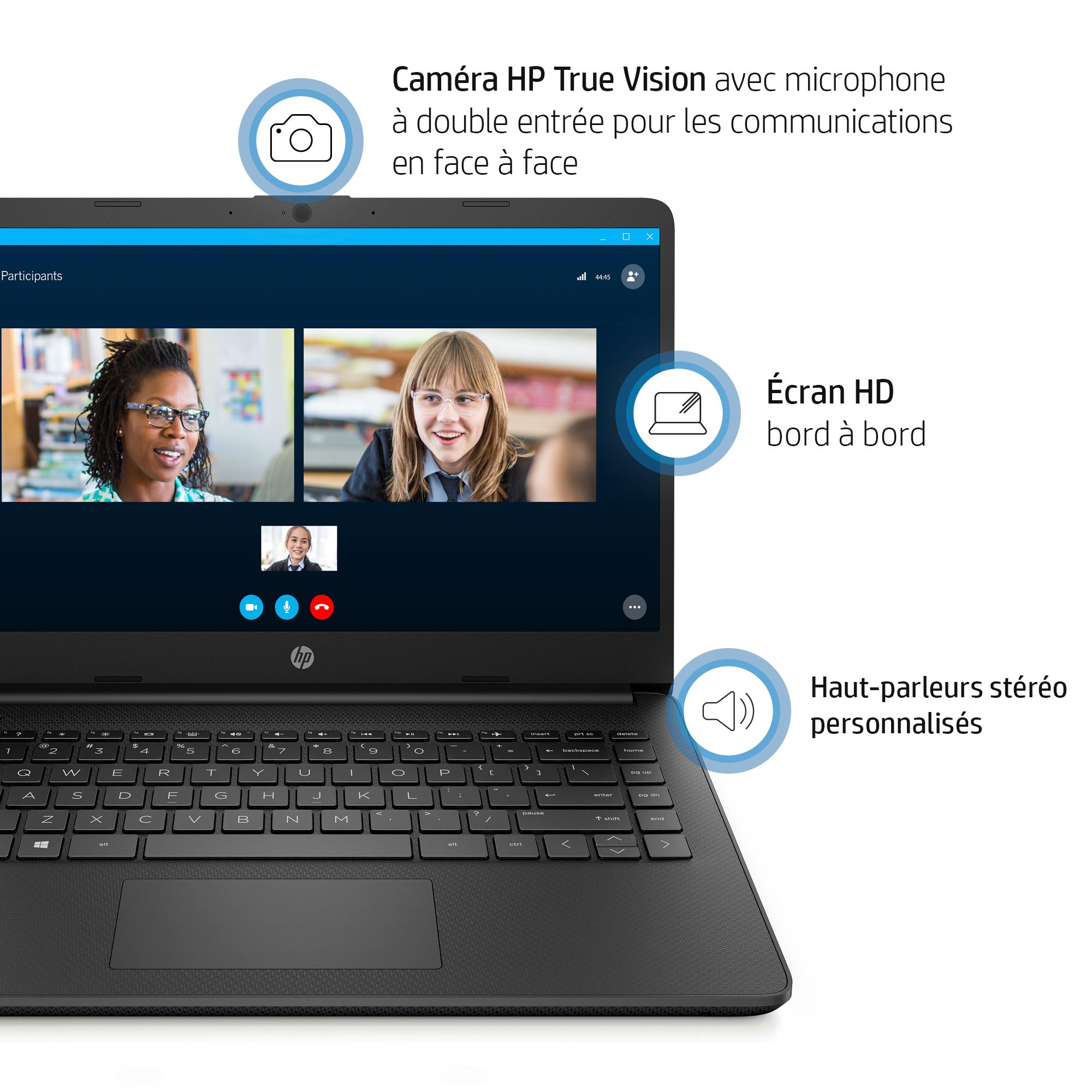 Voir la diapositive 3 : HP Ordinateur portable 14S-DQ3007NF 