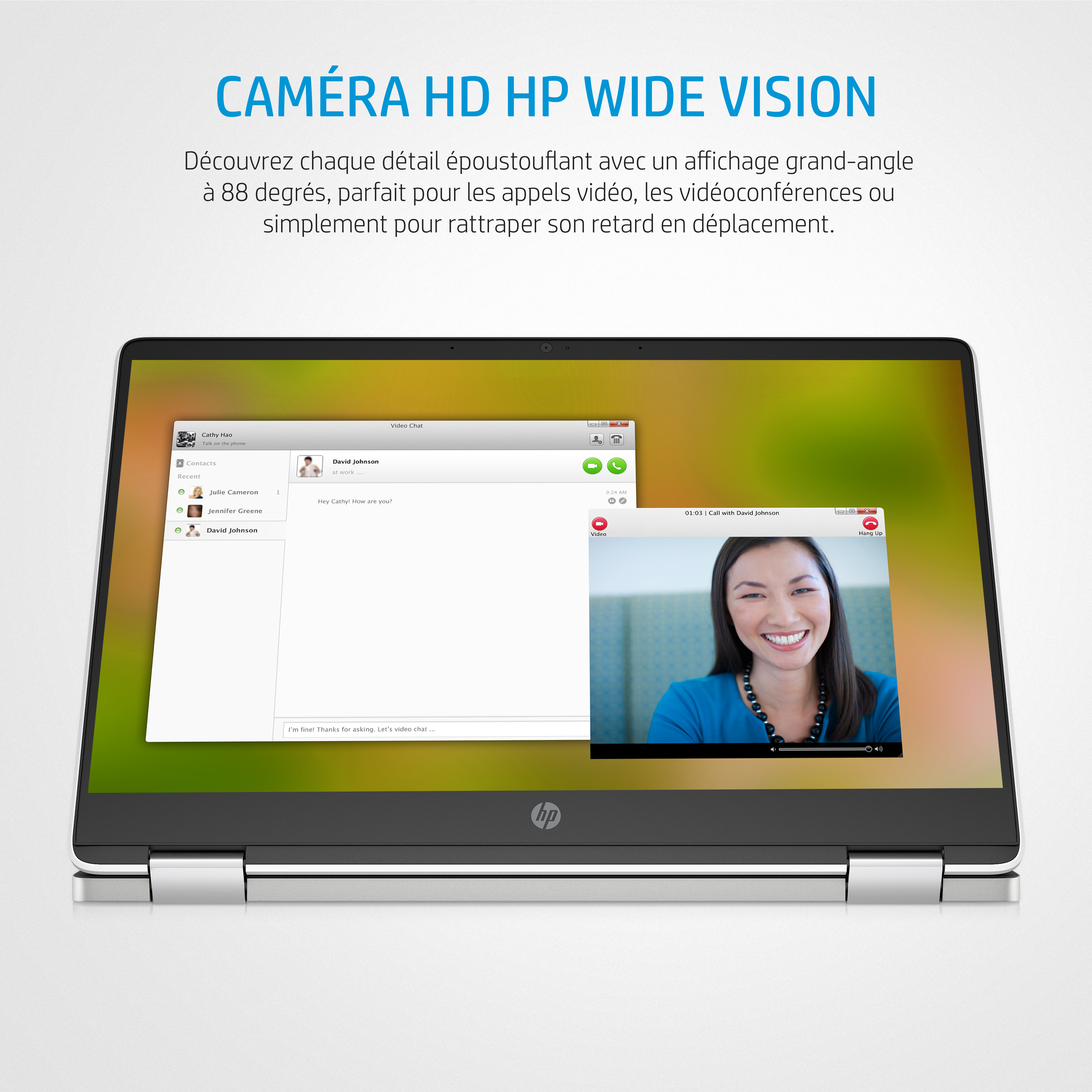 Voir la diapositive 2 : HP Ordinateur portable 14A-CA0038NF CHROMEBOOK