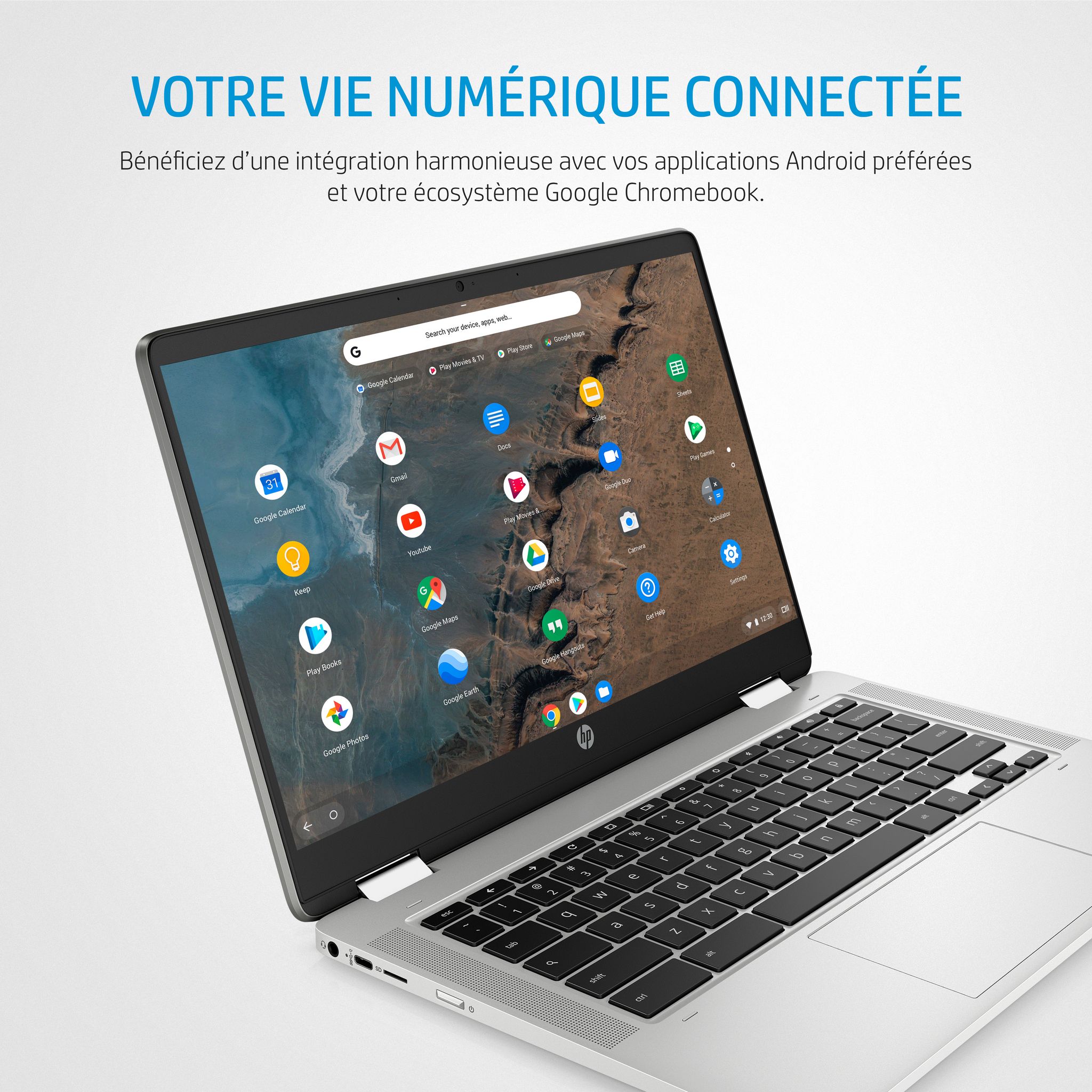 Voir la diapositive 6 : HP Ordinateur portable 14A-CA0038NF CHROMEBOOK