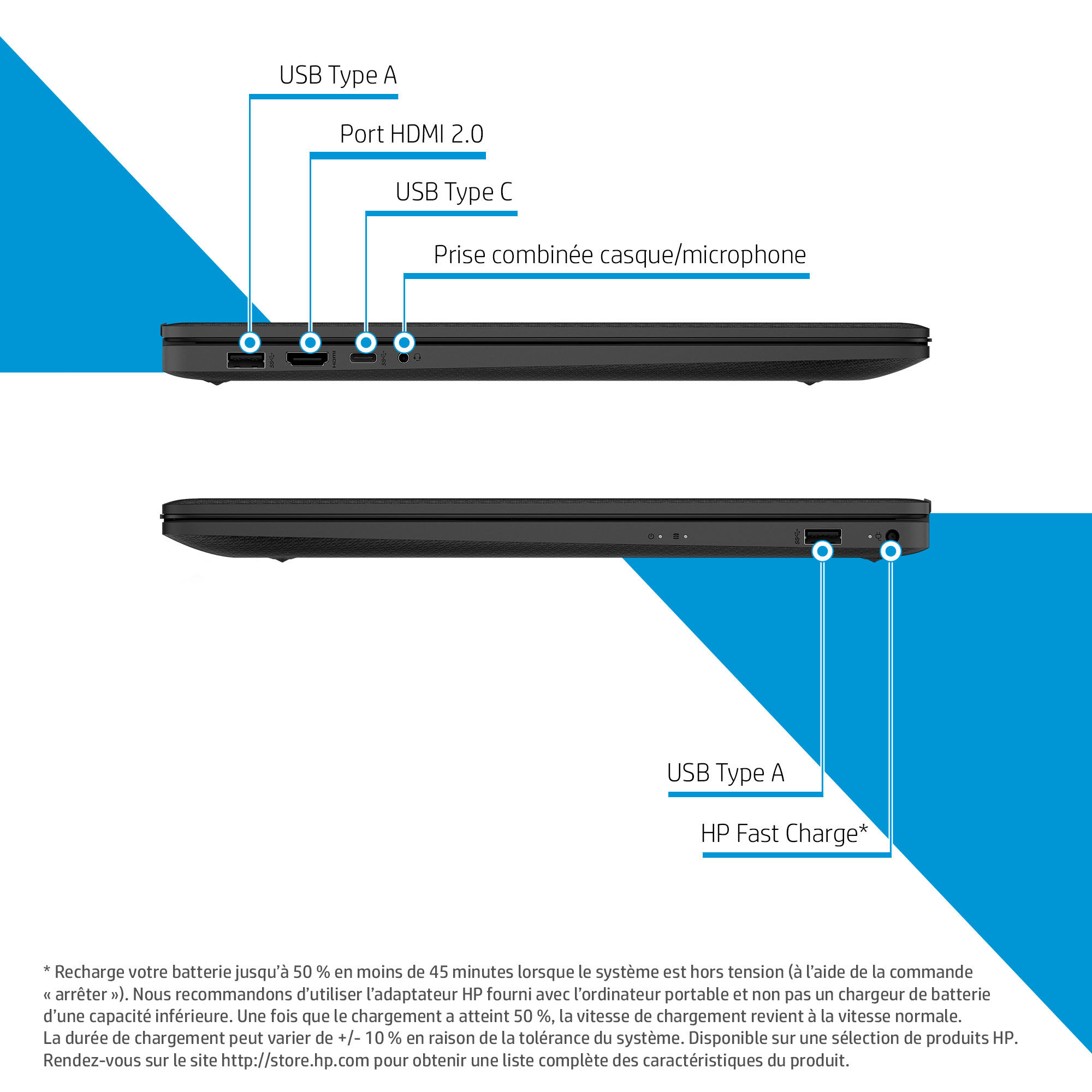 Voir la diapositive 5 : HP Ordinateur portable 17-CN0480NF