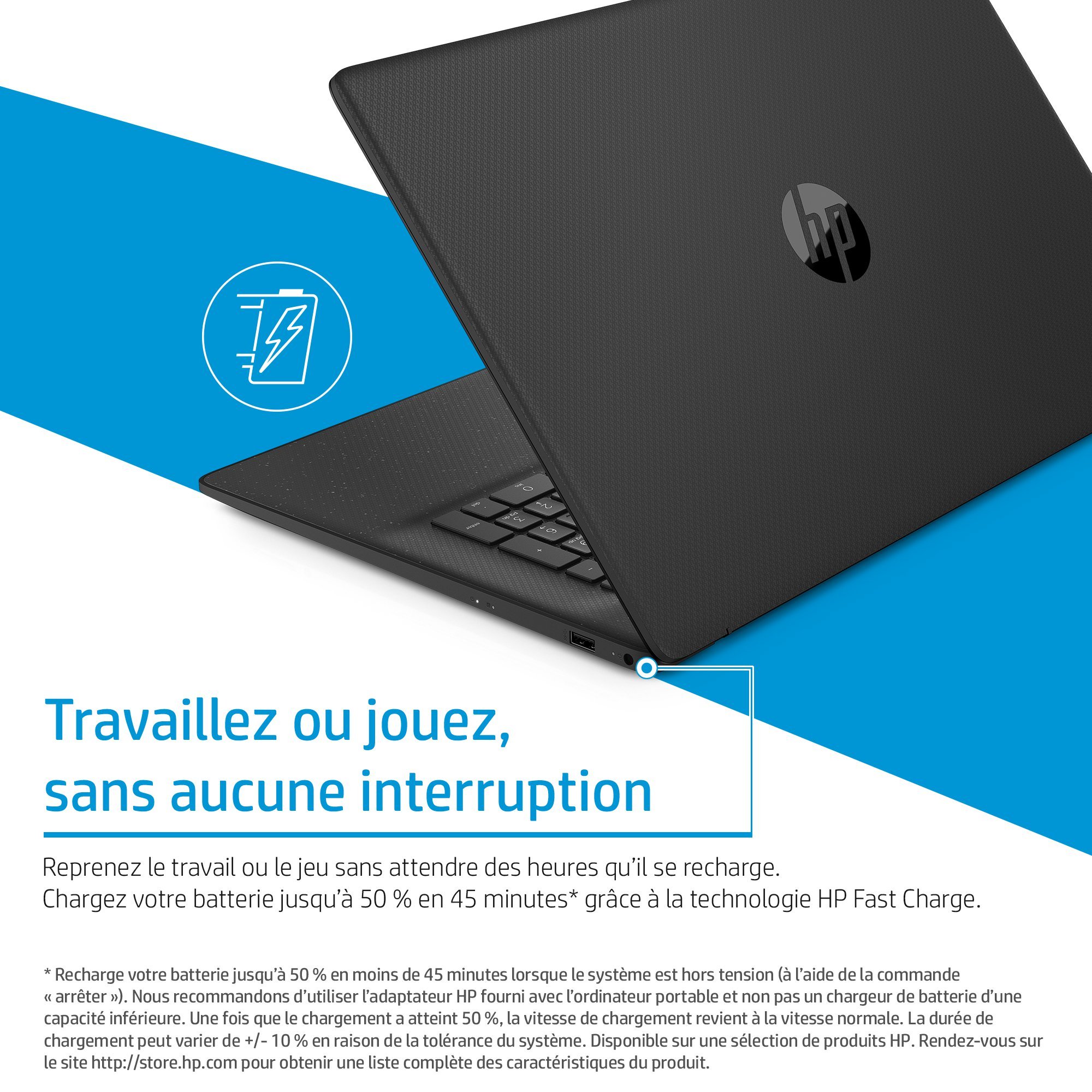 Voir la diapositive 8 : HP Ordinateur portable 17-CN0480NF