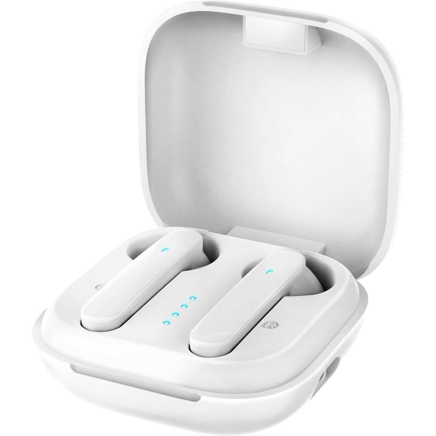 Voir la diapositive 4 : WIKO Smartphone Power U30  4G  128 Go  6.82 pouces  Bleu + Ecouteurs WiBuds Pocket blancs