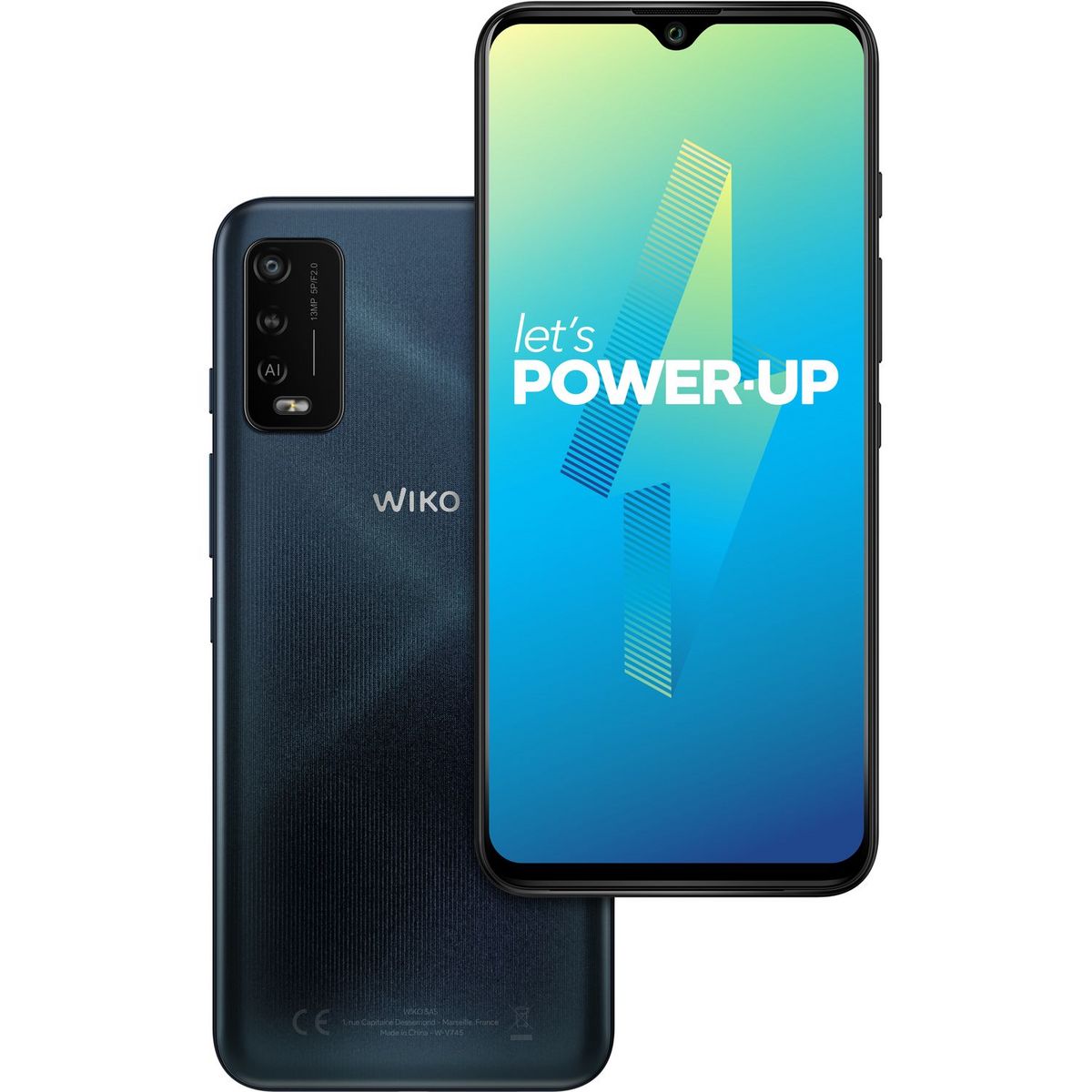 WIKO Smartphone Power U10  4G  32 Go  6.82 pouces  Noir  Double Nano Sim