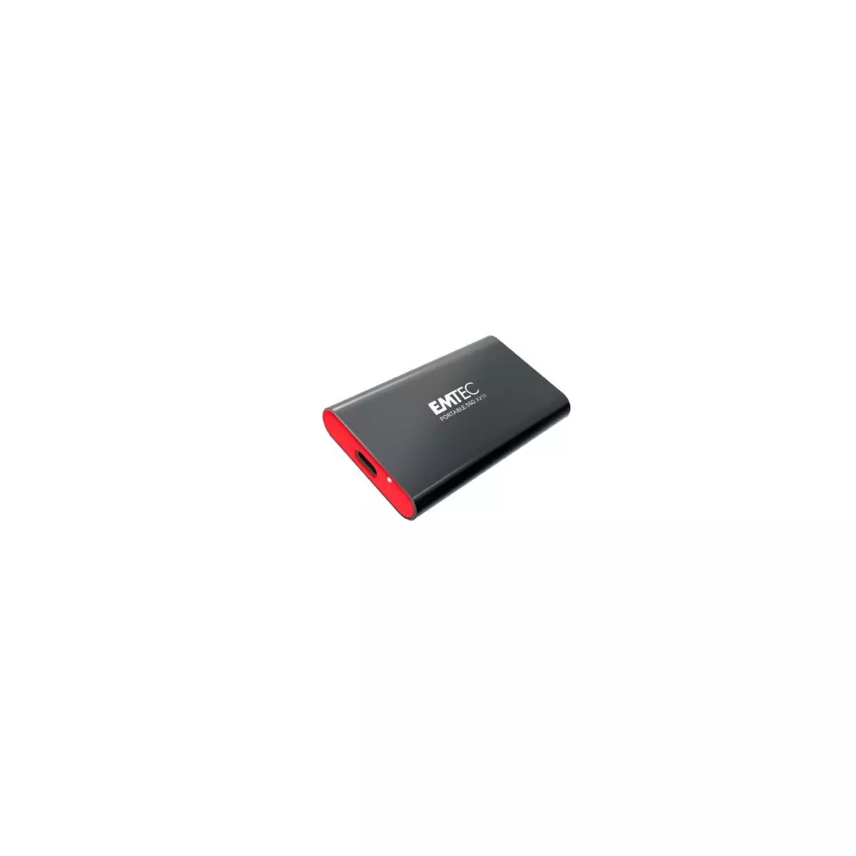 EMTEC Disque dur externe SSD X210 1 To - USB 3.2 - Noir et rouge pas cher 