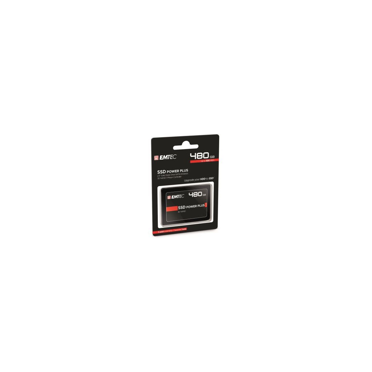 Voir la diapositive 2 : EMTEC Disque dur interne SSD X150 - 480 Go - Noir
