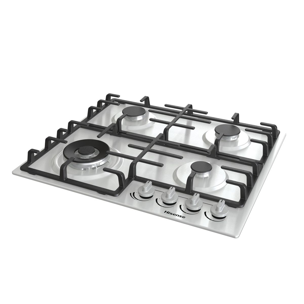 Voir la diapositive 3 : HISENSE Table de cuisson à gaz GM663X, 60 cm, 4 foyers