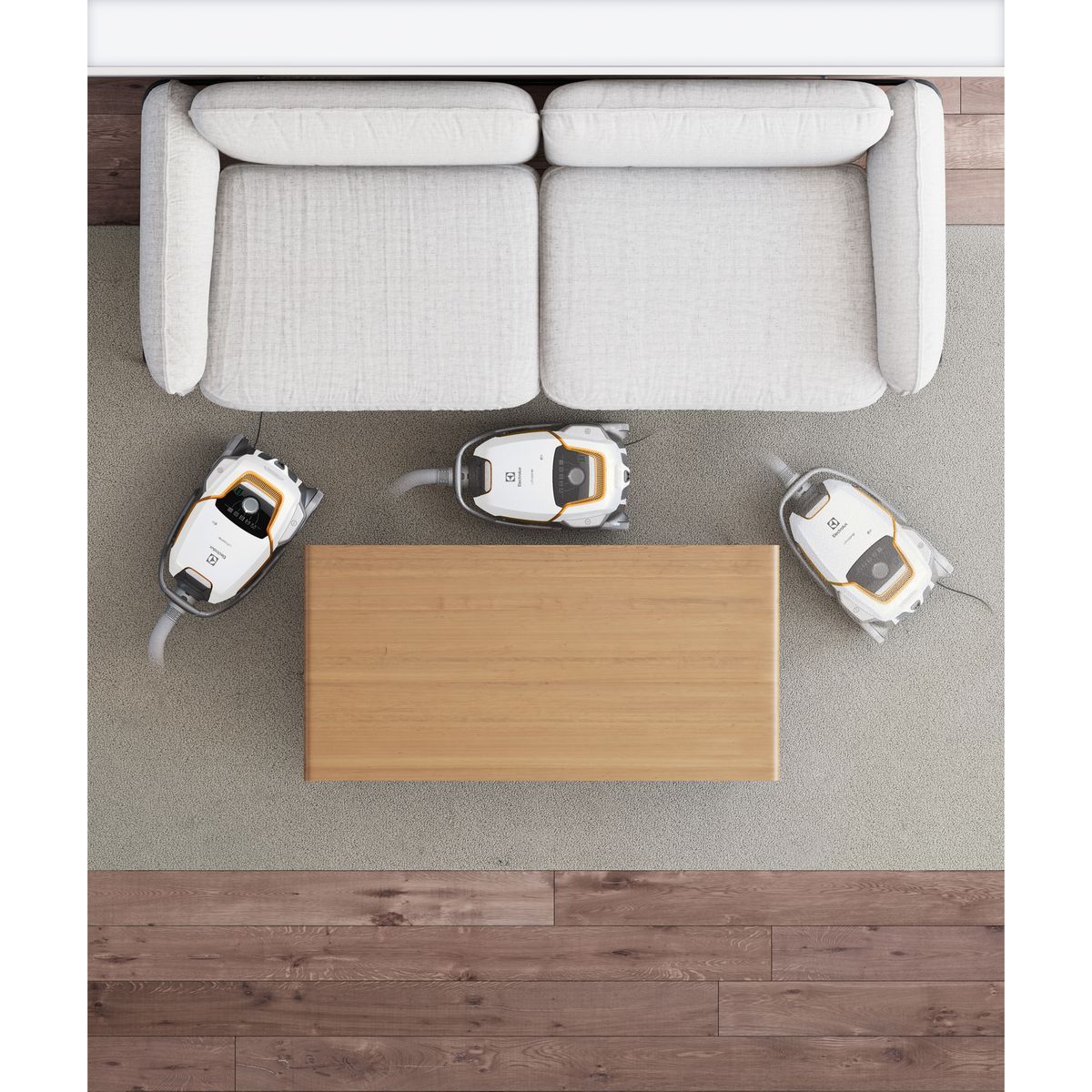 ELECTROLUX Aspirateur traîneau avec sac EUOC931W - Blanc glacier