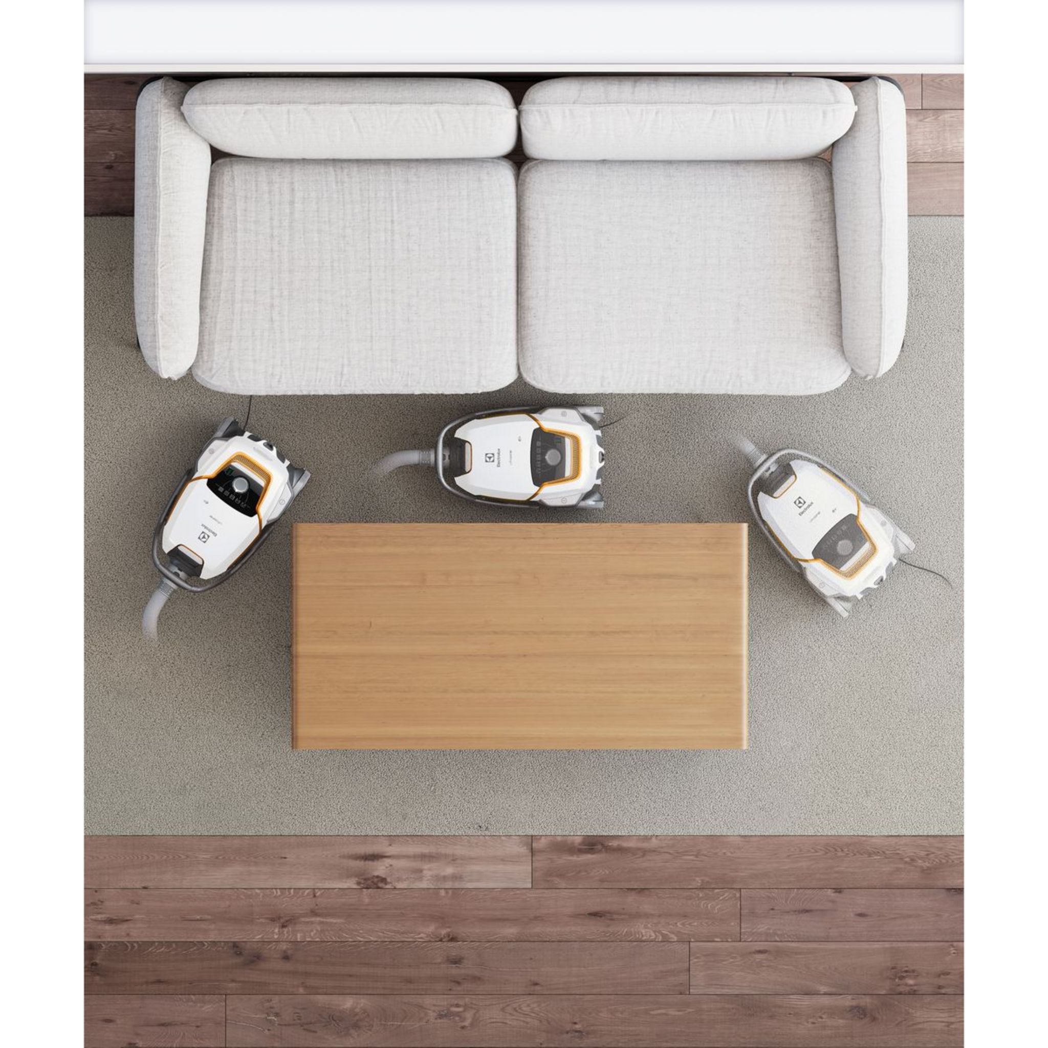 Voir la diapositive 4 : ELECTROLUX Aspirateur traîneau avec sac EUOC931W - Blanc glacier