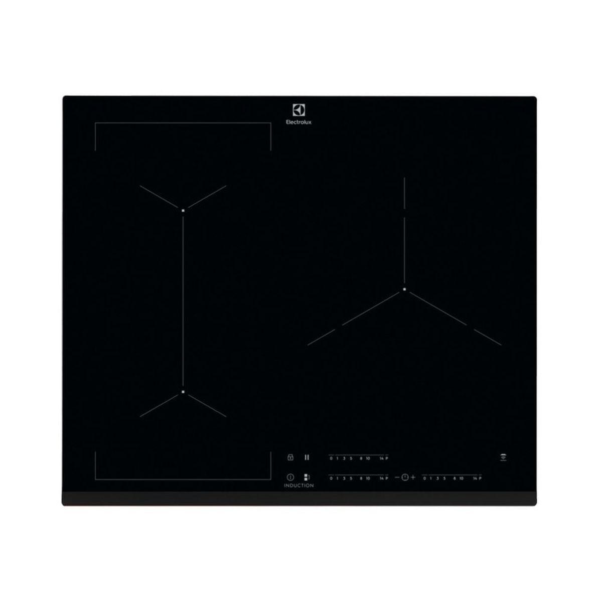 ELECTROLUX Table de cuisson induction encastrable EIV63343, 56 cm, 3 foyers