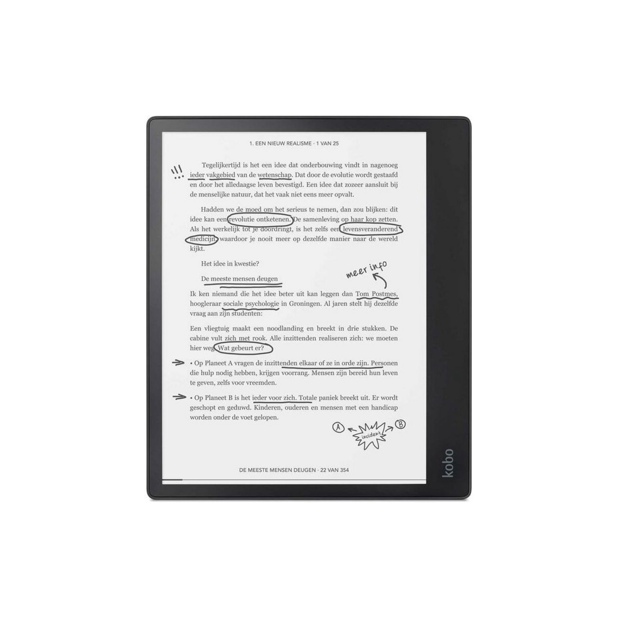 KOBO Liseuse Elipsa - Noir