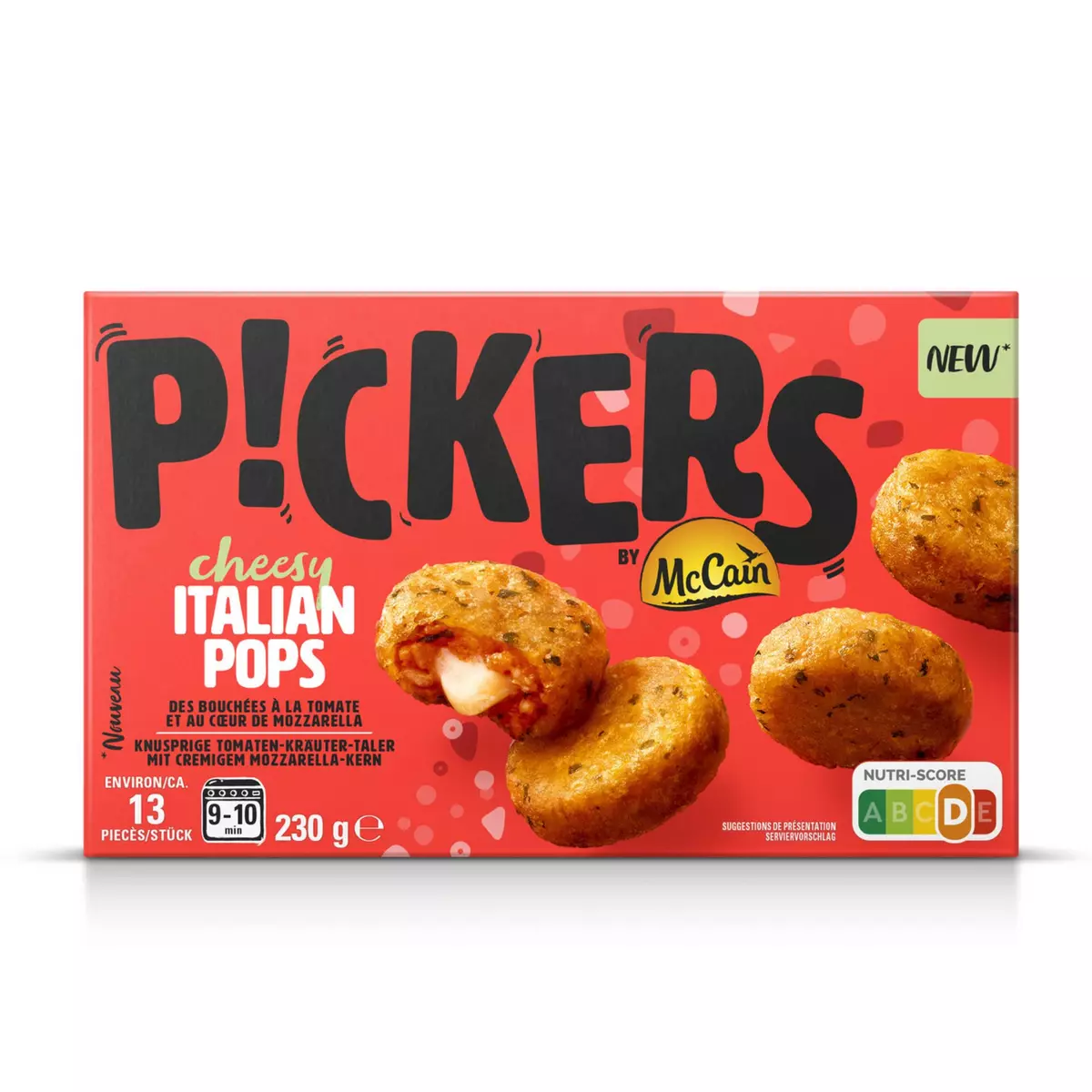 MCCAIN Pickers - Cheesy Italian pops 13 pièces environ 230g