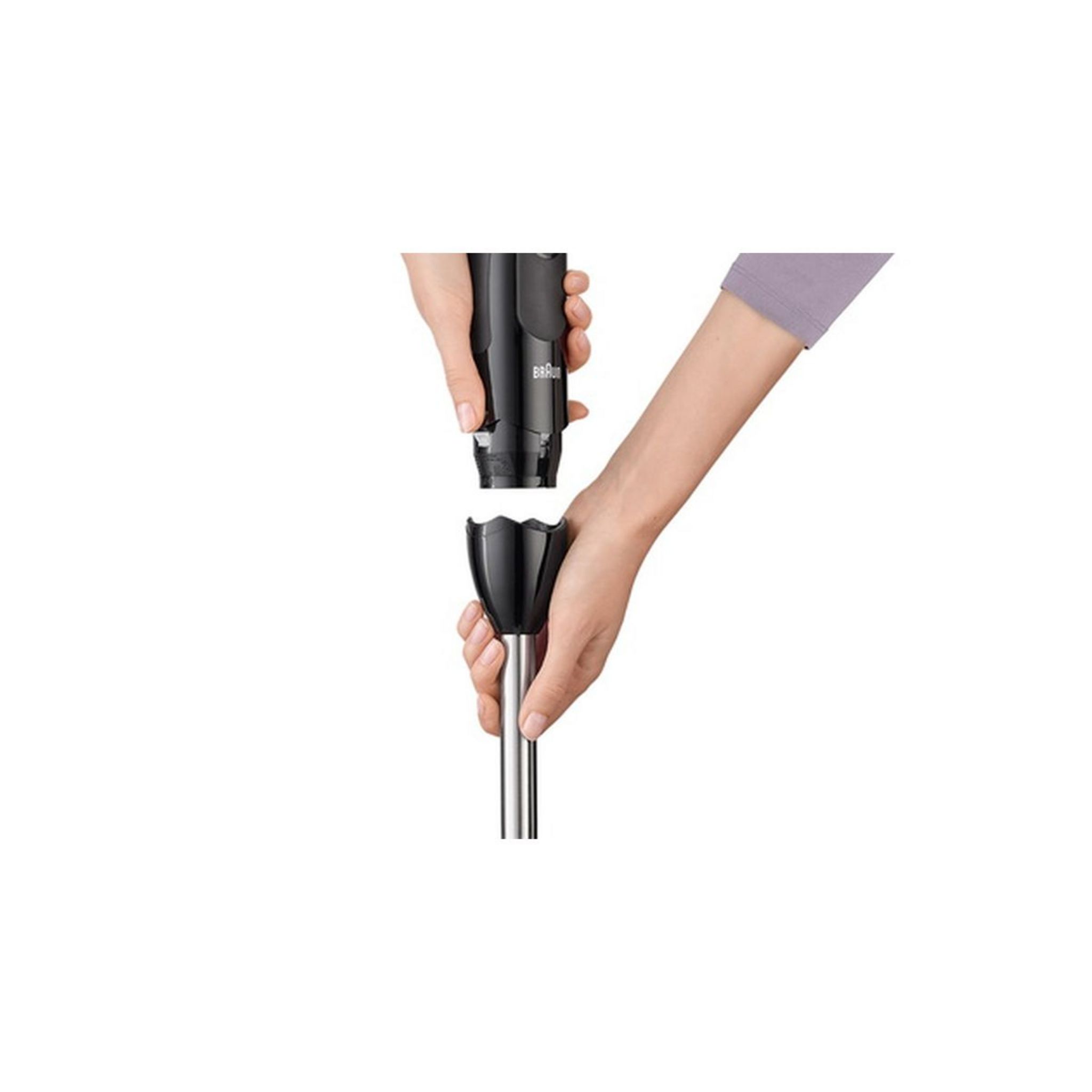 Voir la diapositive 2 : BRAUN Mixeur plongeant MQ3135 - Noir