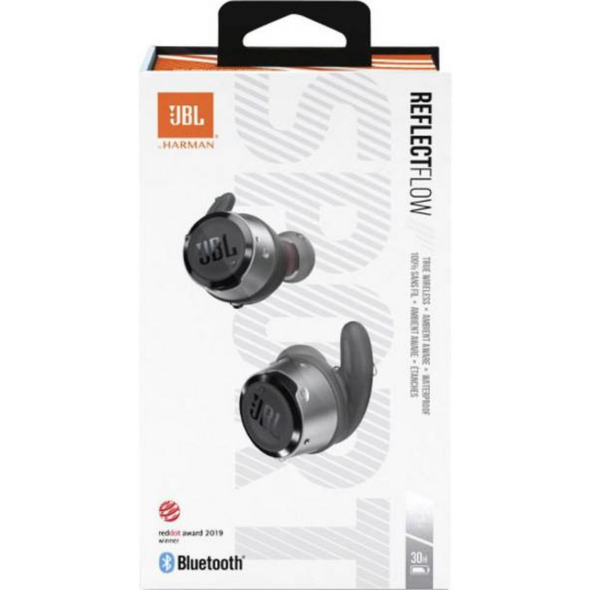 JBL Écouteurs Bluetooth sport avec étui de charge - ReflectFlow - Noir