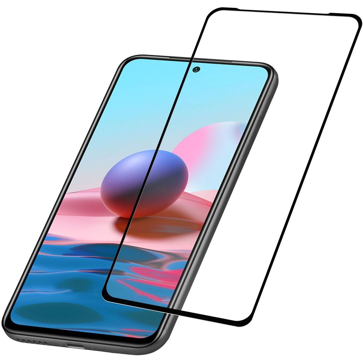CELLULARLINE Protection écran en verre trempé pour Xiaomi Redmi Note 10 - Transparent