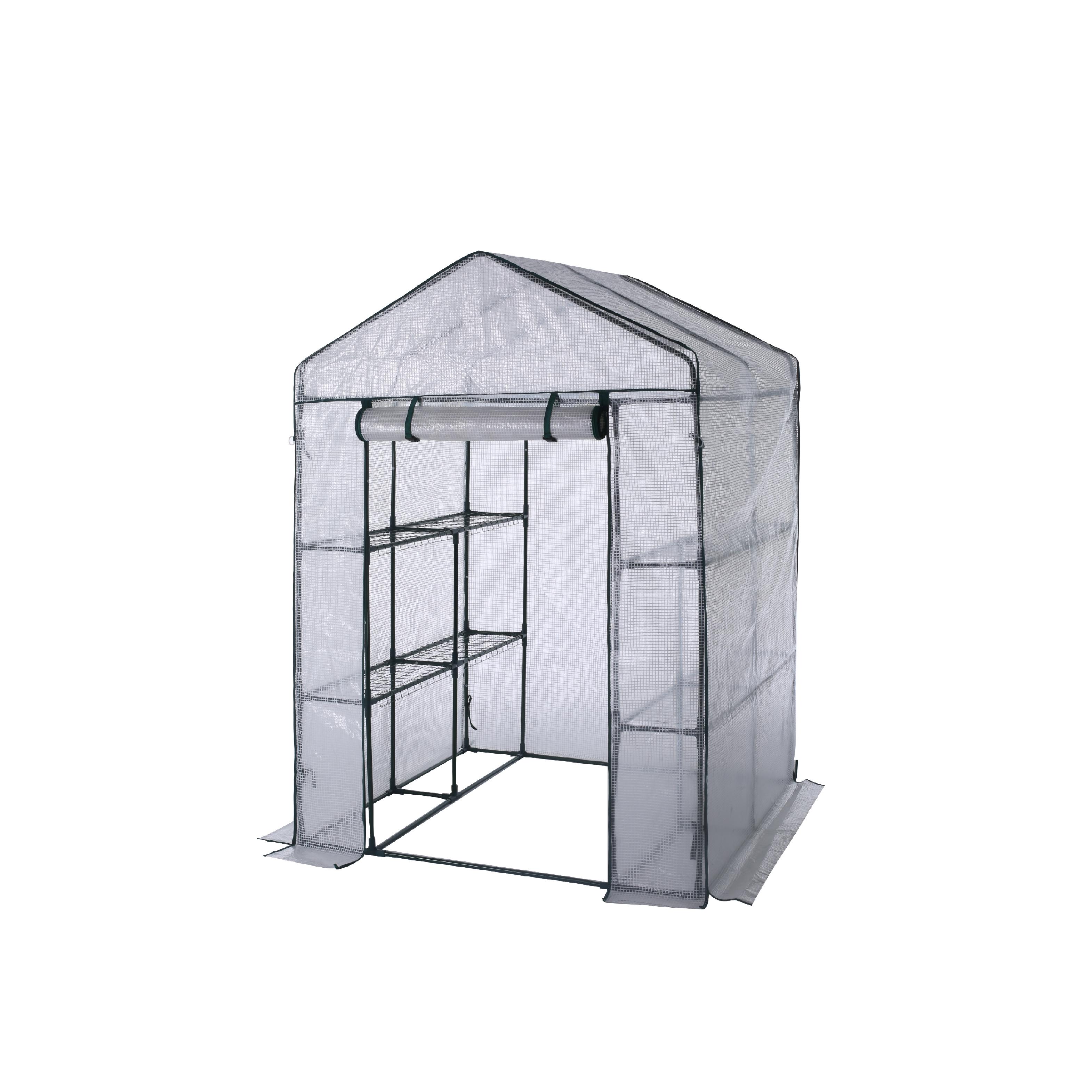 Voir la diapositive 2 : GARDENSTAR Serre de jardin à semis blanc 19,6m²