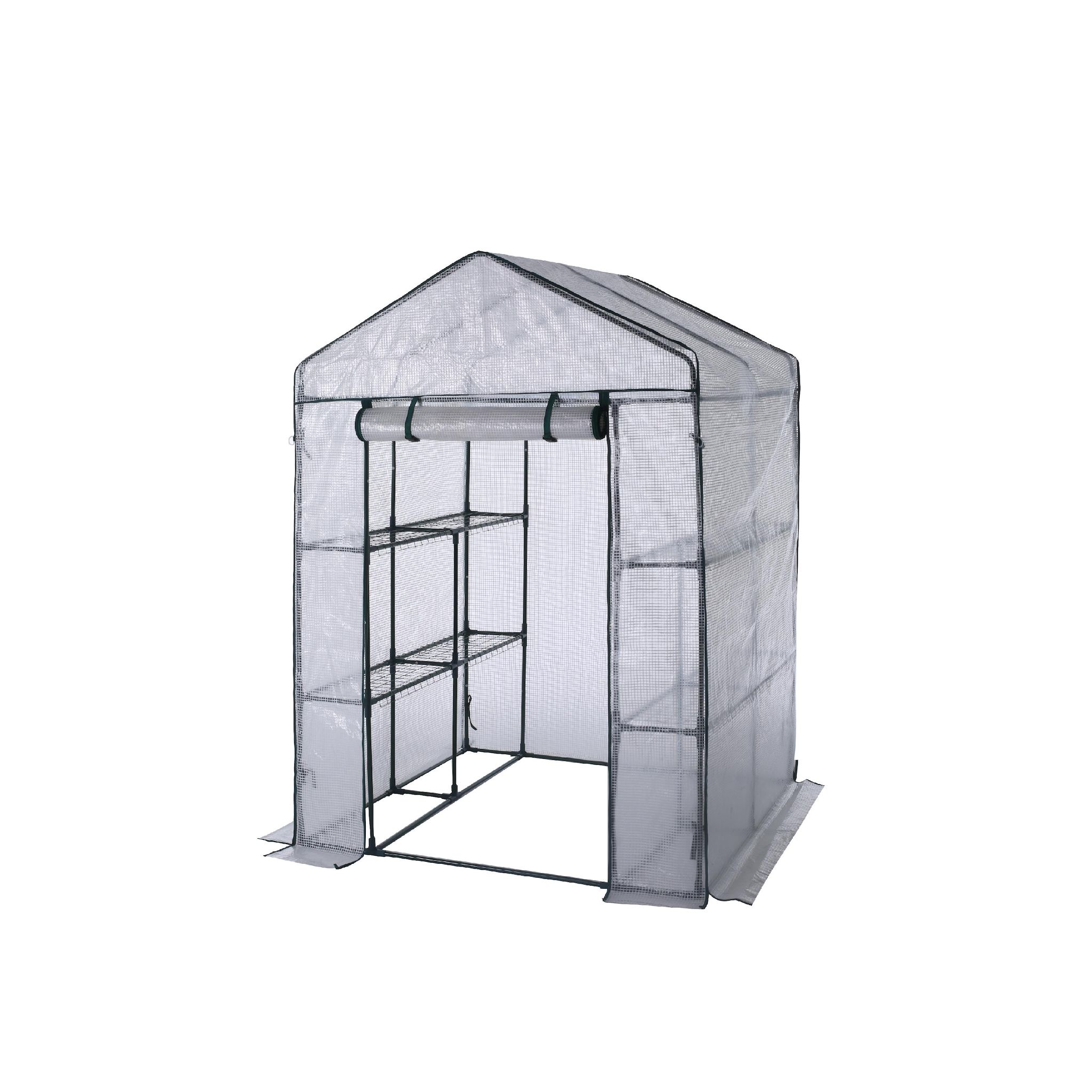 Voir la diapositive 2 : GARDENSTAR Serre de jardin à semis blanc 19,6m²