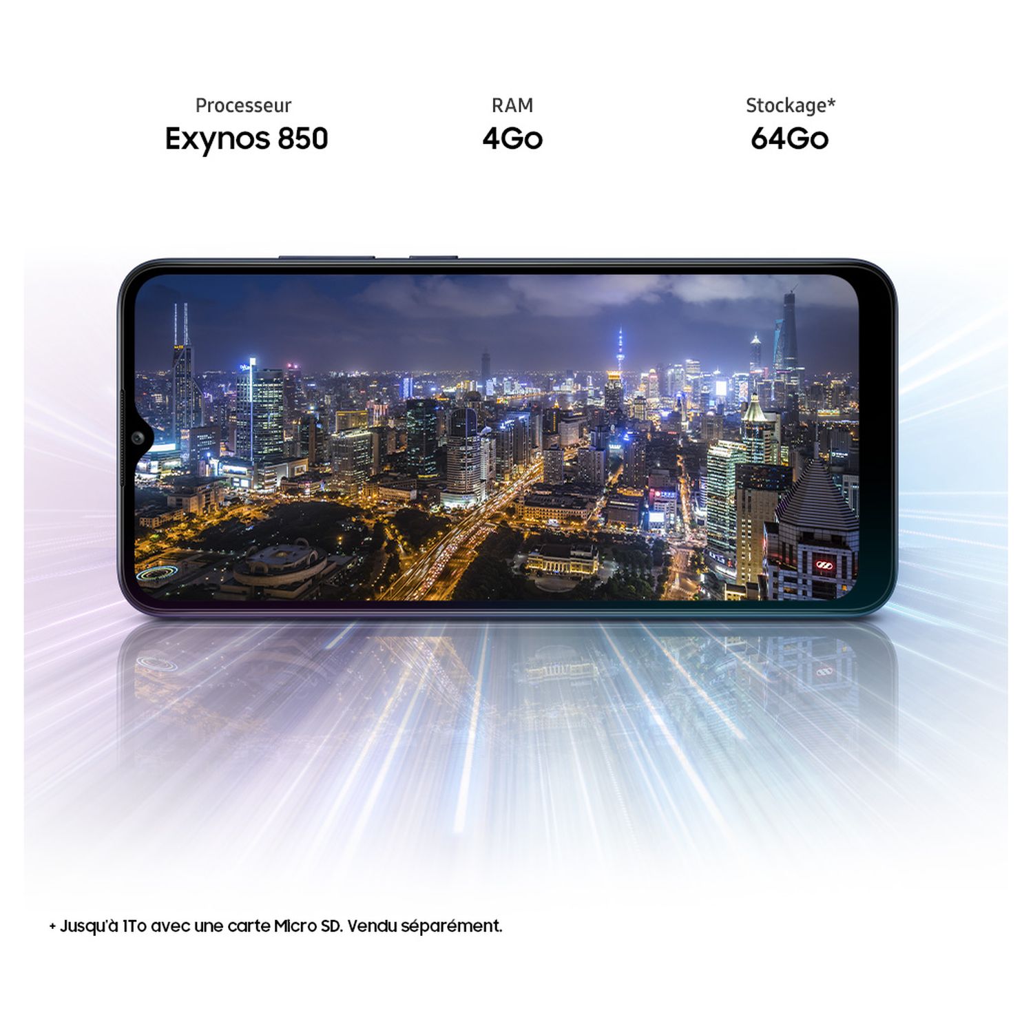 Voir la diapositive 9 : SAMSUNG Smartphone Galaxy A12  Bleu