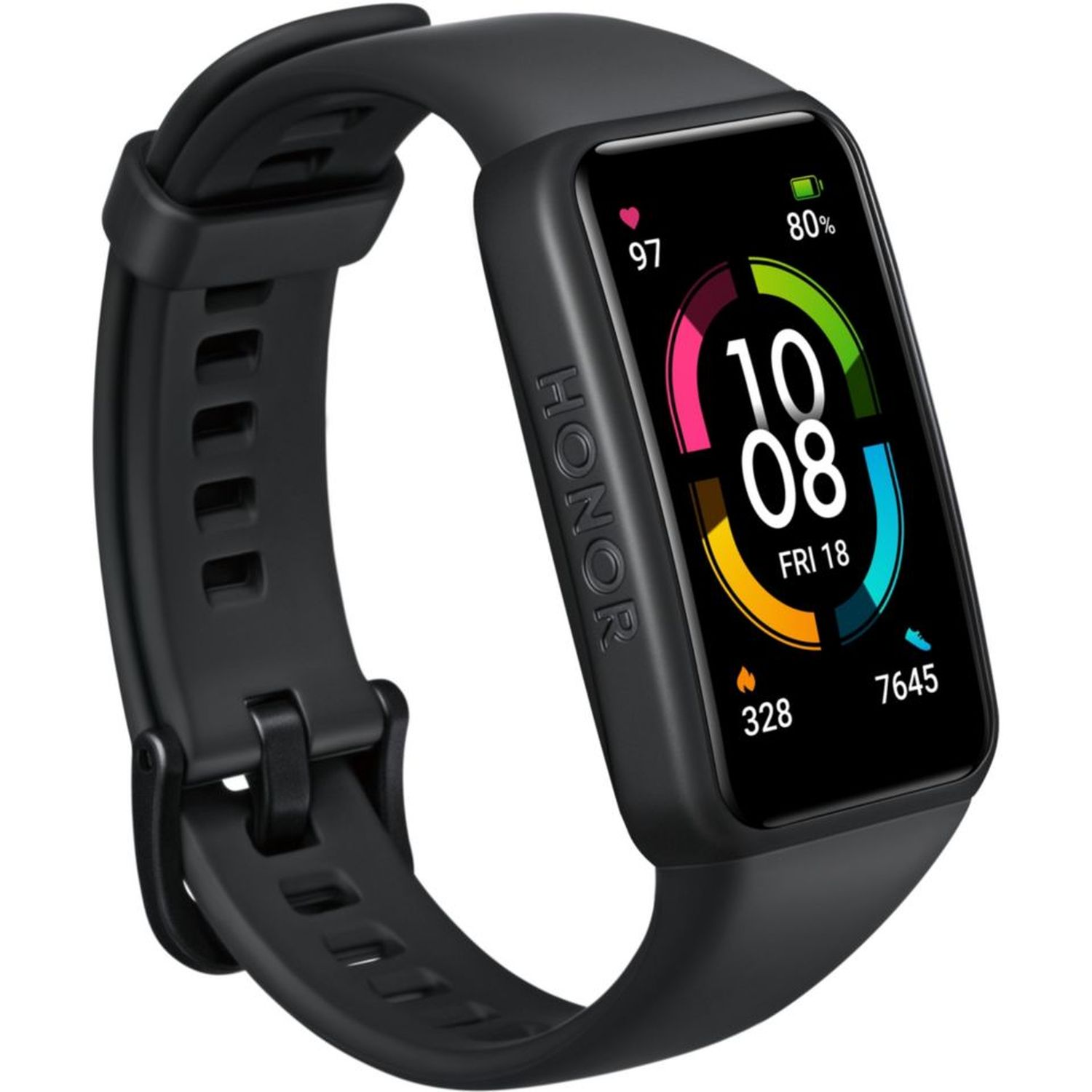 Voir la diapositive 4 : HONOR Montre connectée Band 6 - Noir