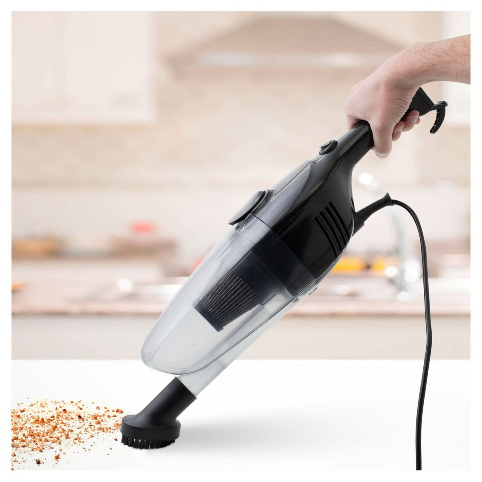 Voir la diapositive 7 : HARPER Aspirateur balai avec fil HSV11 - Noir