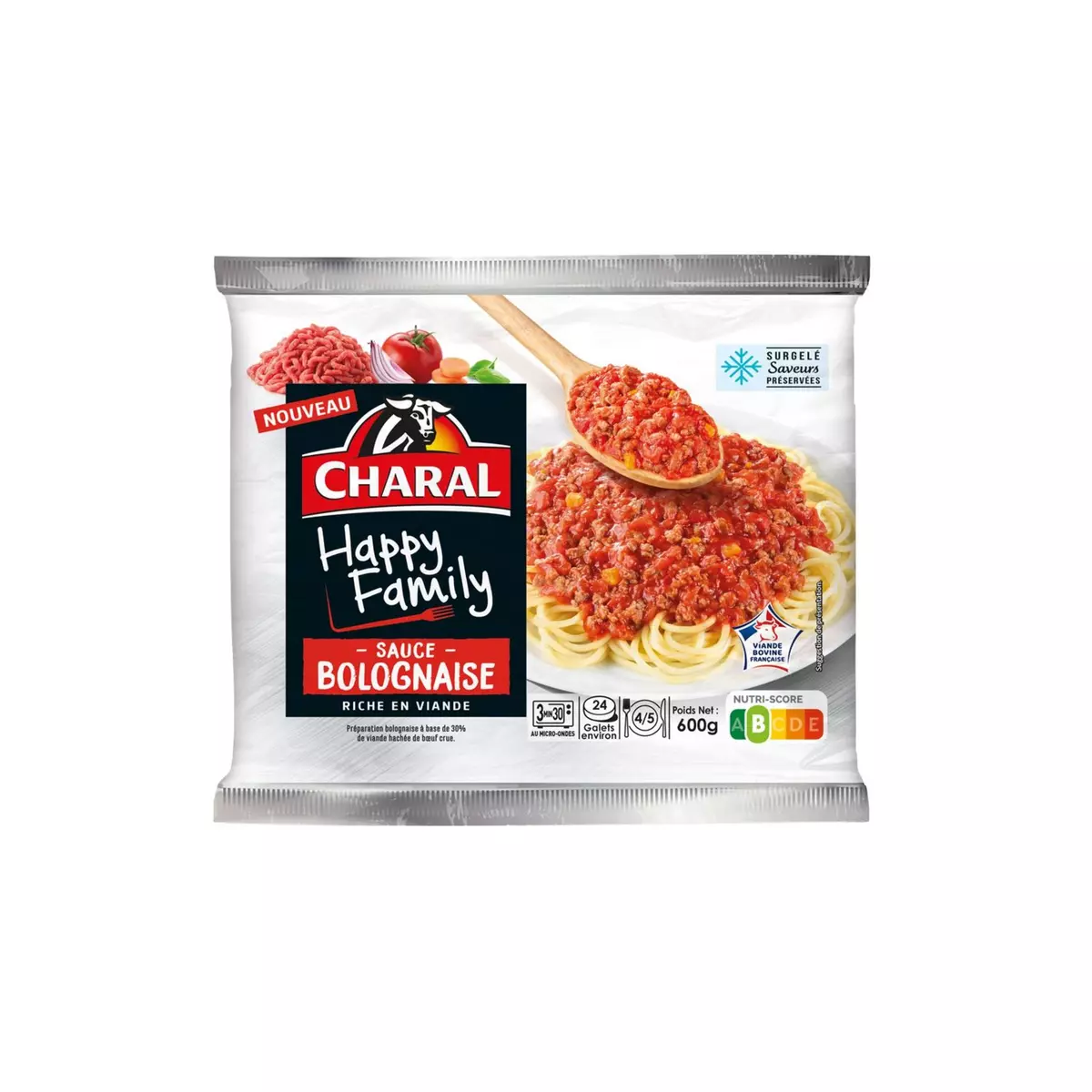 CHARAL Happy family - sauce bolognaise  600g