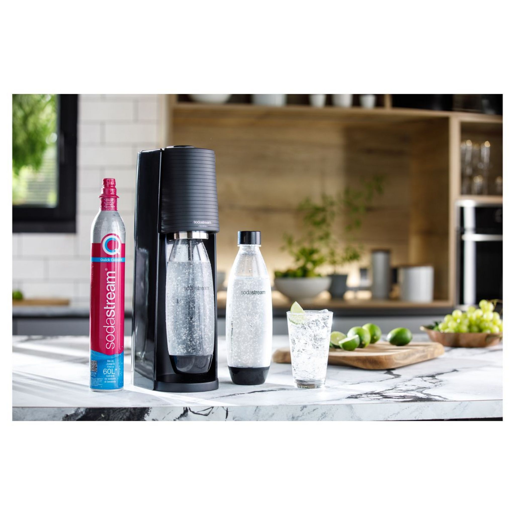 Voir la diapositive 2 : SODASTREAM Machine à soda TERRA - Noir