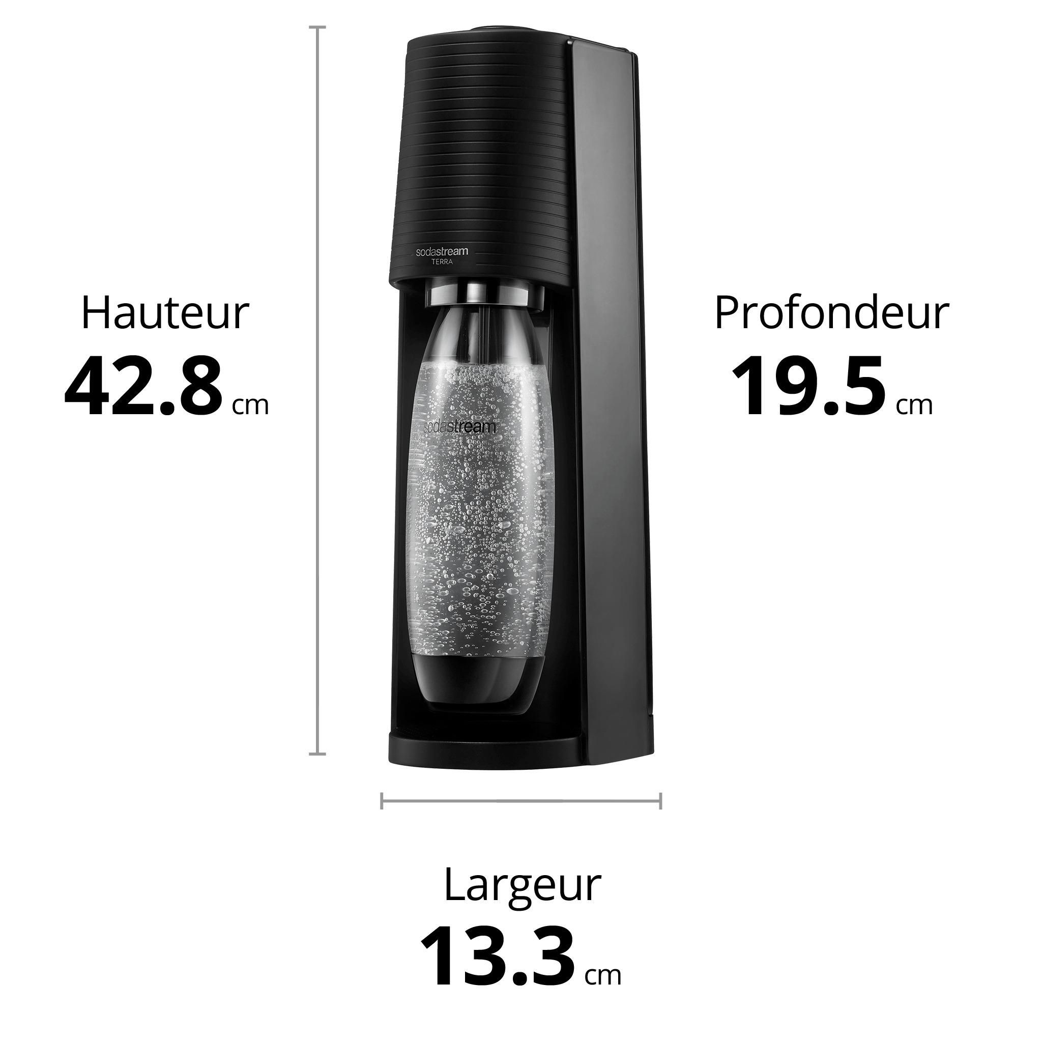Voir la diapositive 8 : SODASTREAM Machine à soda TERRA - Noir