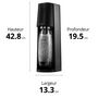Voir la diapositive 8 : SODASTREAM Machine à soda TERRA - Noir