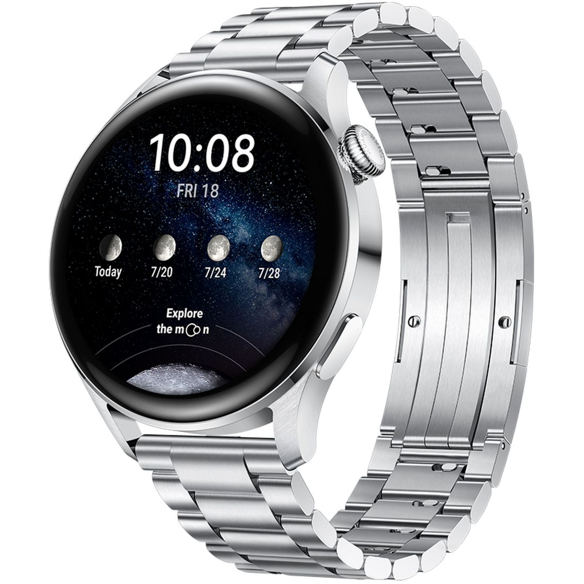 Voir la diapositive 1 : HUAWEI Montre connectée Watch 3 Elite - Métal Gris