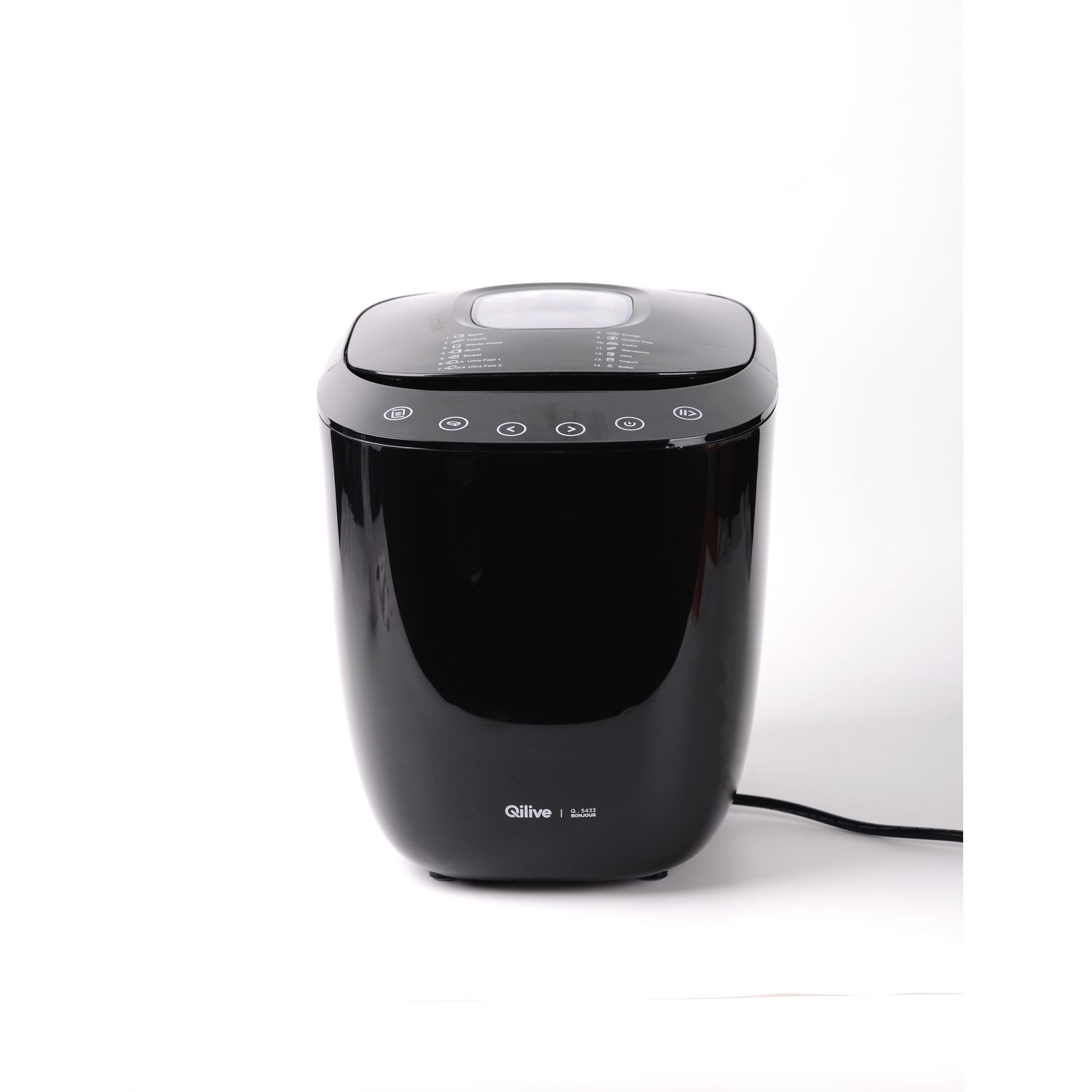 Voir la diapositive 3 : QILIVE Machine à pain Q.5538 - Noir