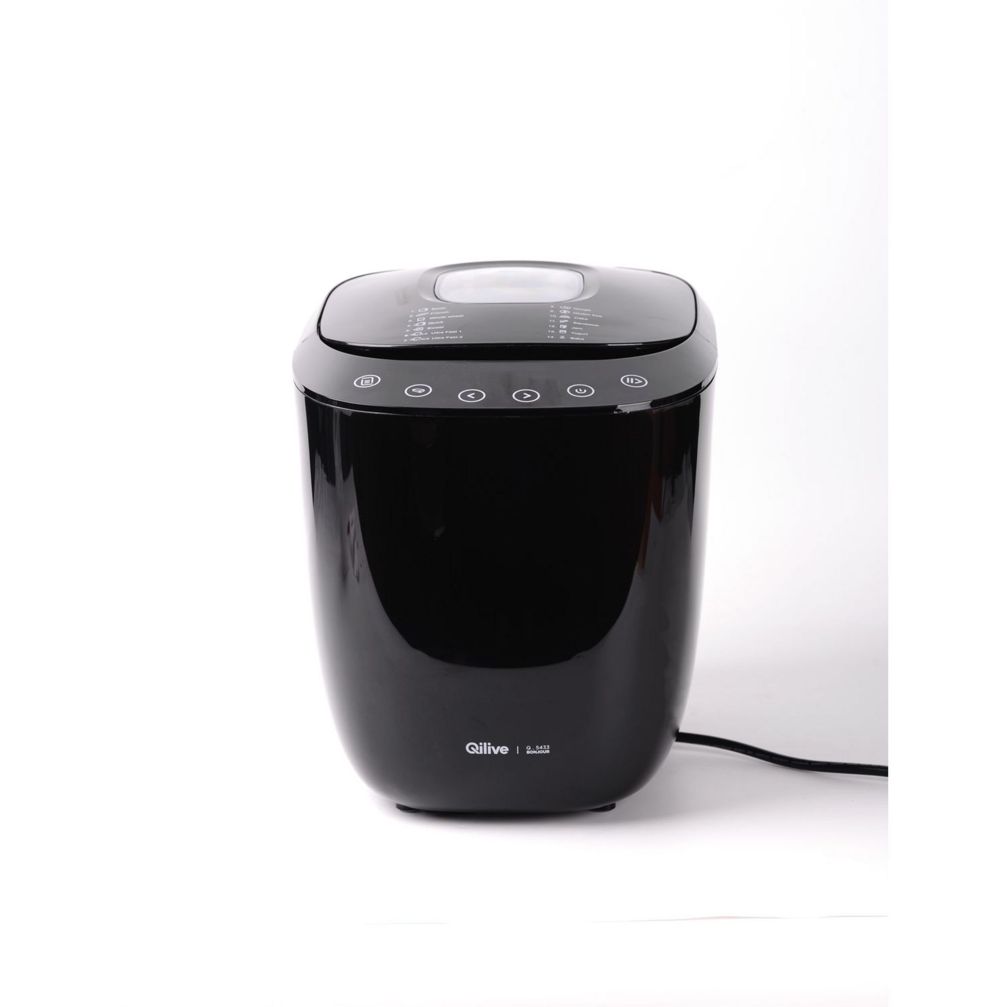 Voir la diapositive 3 : QILIVE Machine à pain Q.5538 - Noir