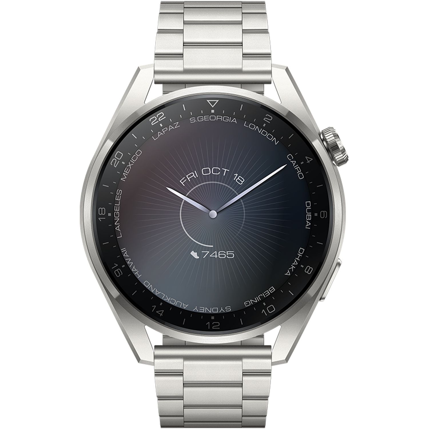 Voir la diapositive 3 : HUAWEI Montre connectée Watch 3 Pro Elite - Métal gris