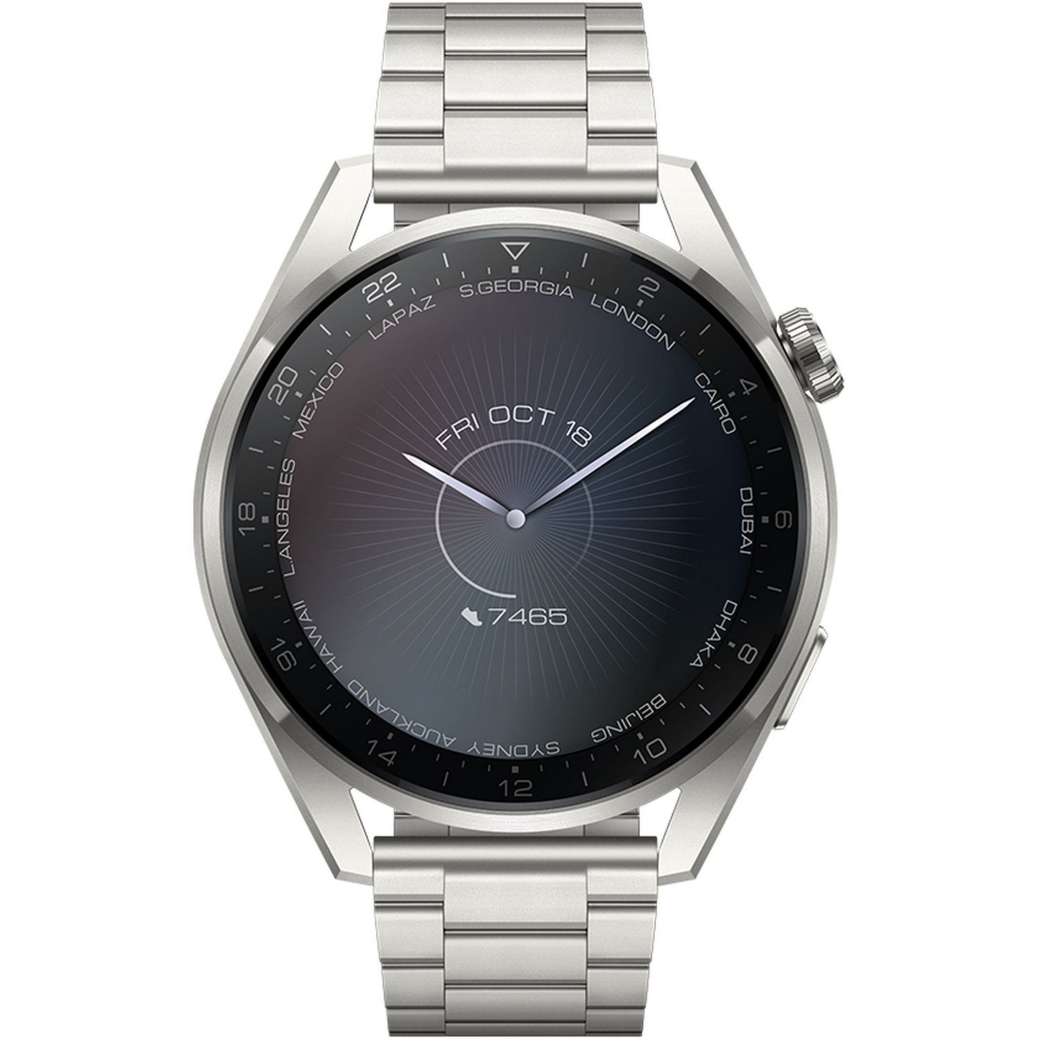 Voir la diapositive 3 : HUAWEI Montre connectée Watch 3 Pro Elite - Métal gris