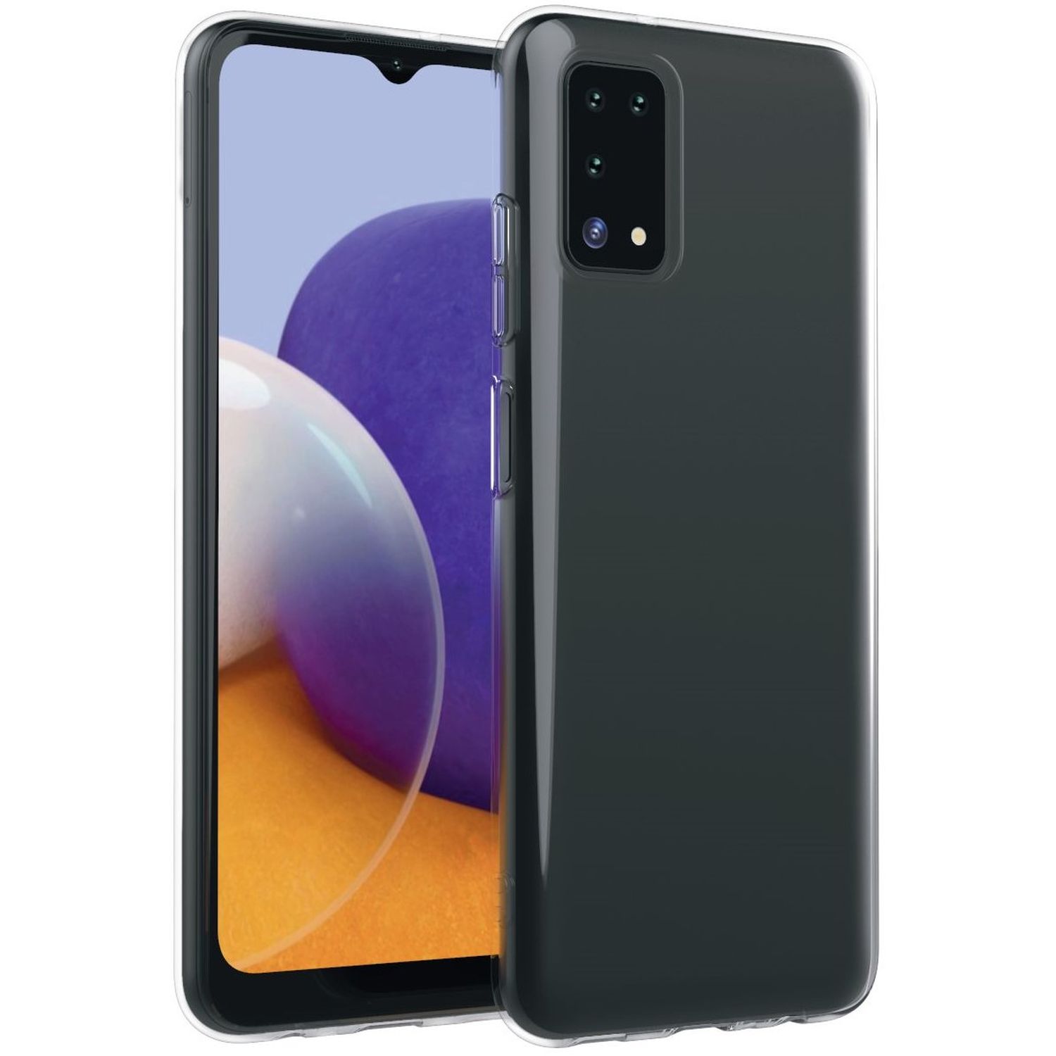 Voir la diapositive 3 : QILIVE Coque pour Samsung Galaxy A03s - Transparente