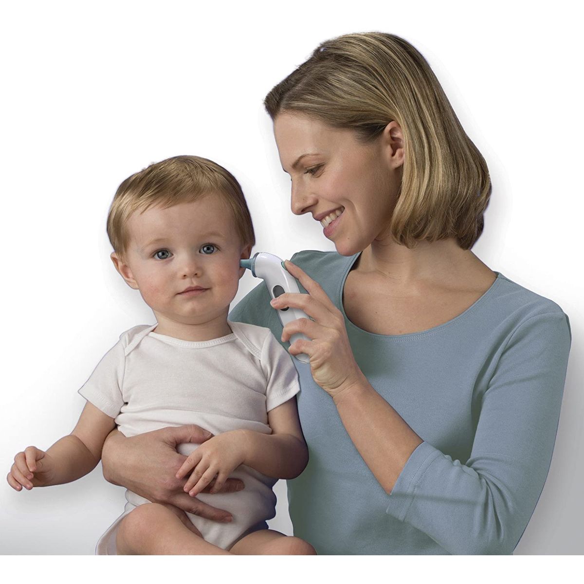 Voir la diapositive 2 : BRAUN Thermomètre auriculaire IRT3030 - Blanc