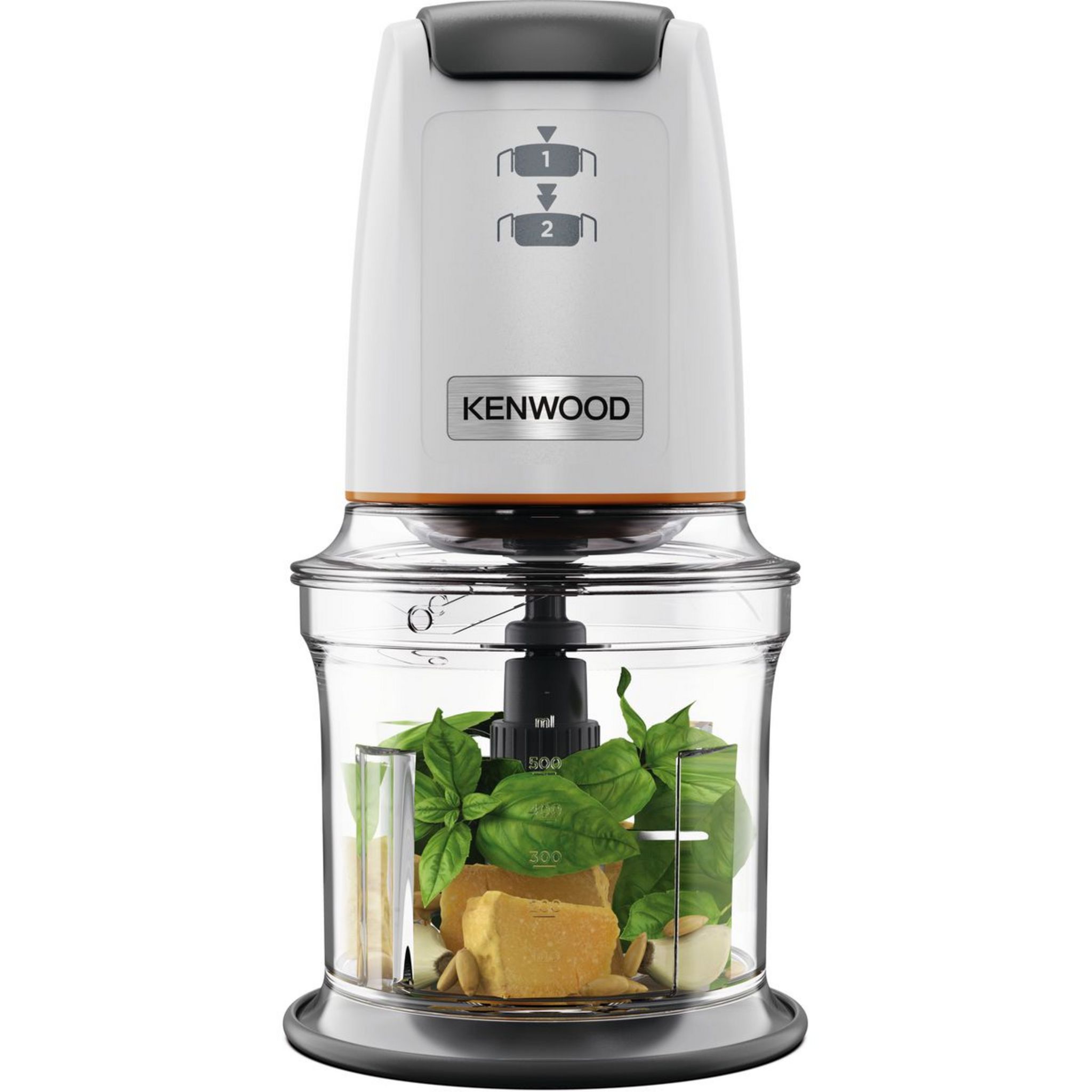 Voir la diapositive 3 : KENWOOD Mini hachoir CHP61.000WH - Blanc