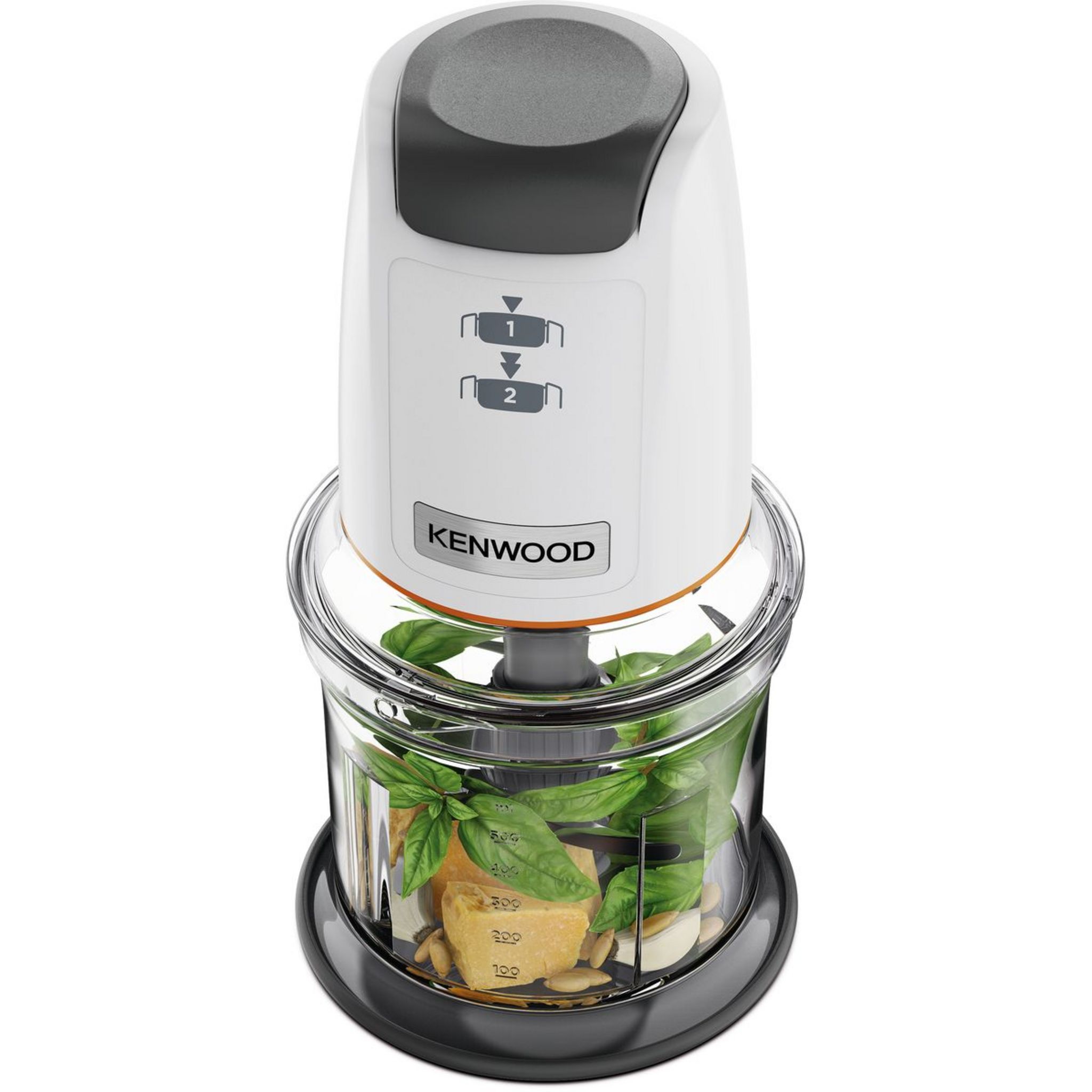 Voir la diapositive 8 : KENWOOD Mini hachoir CHP61.000WH - Blanc