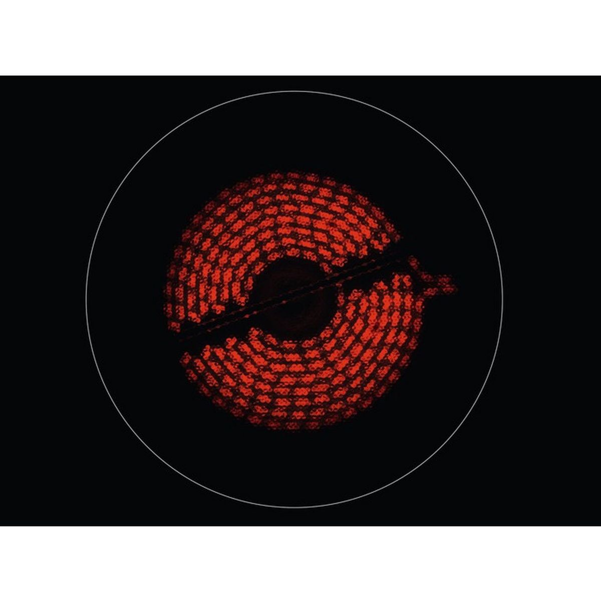 ELECTROLUX Table de cuisson vitrocéramique encastrable EHF6547FOK, 56 cm, 4 foyers