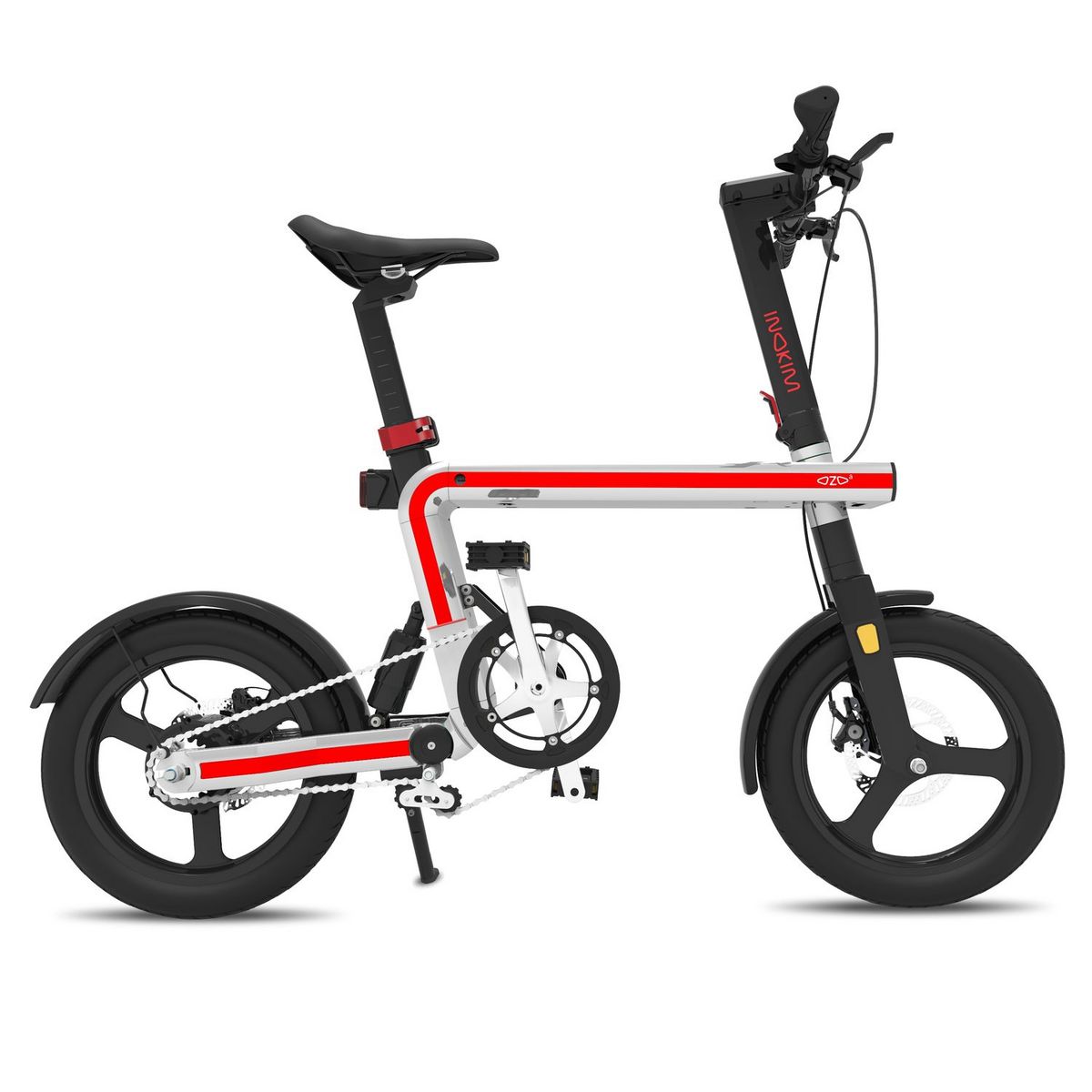 INOKIM Vélo électrique pliable Ozo-E Super - Gris/noir/rouge