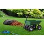 Voir la diapositive 2 : Chariot de jardin benne inclinable 52L + sac 250L