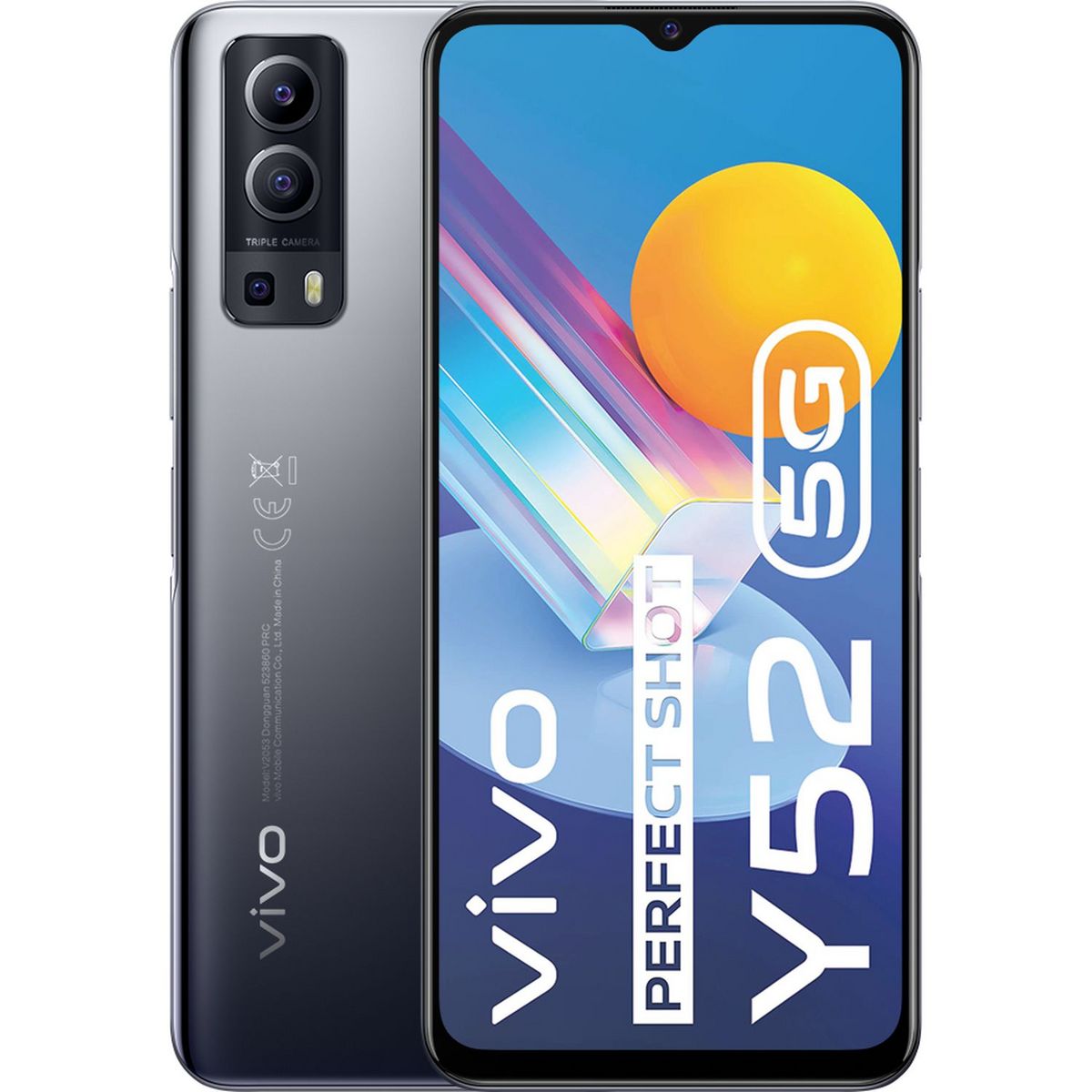 VIVO Smartphone  Y52 5G Noir 128 Go 