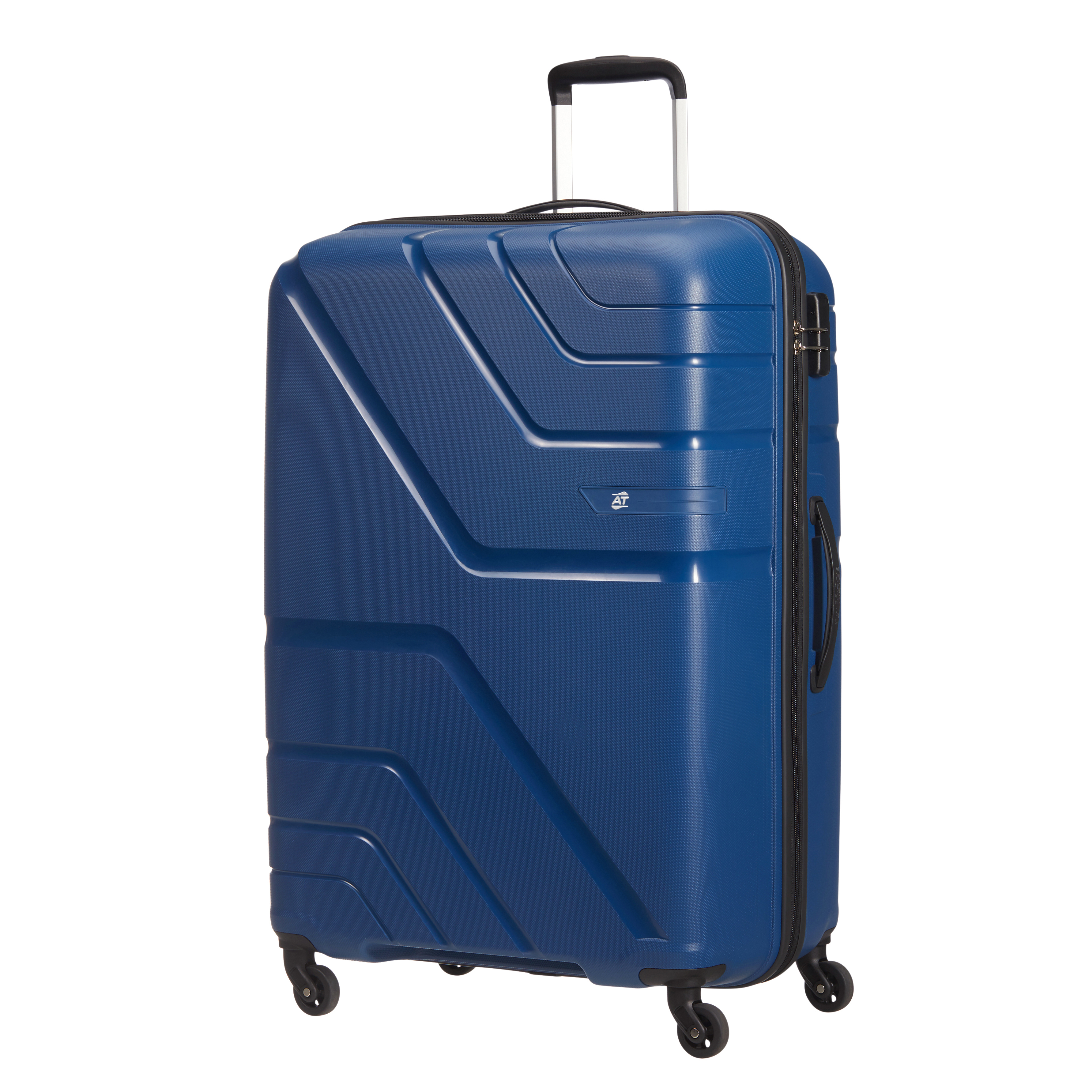 DELSEY Grande Valise rigide 79 cm 4 roues UPLAND - bleu marine