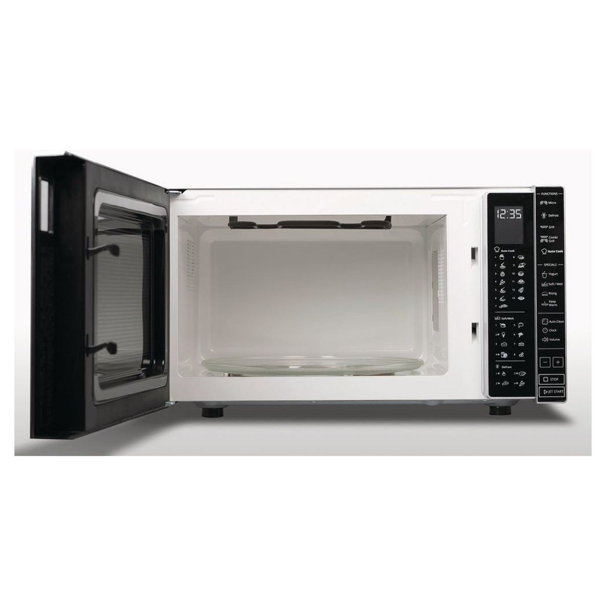 Voir la diapositive 2 : WHIRLPOOL Micro-ondes grill MWP303SB - 900 W - Capacité 30 L - Silver et noir